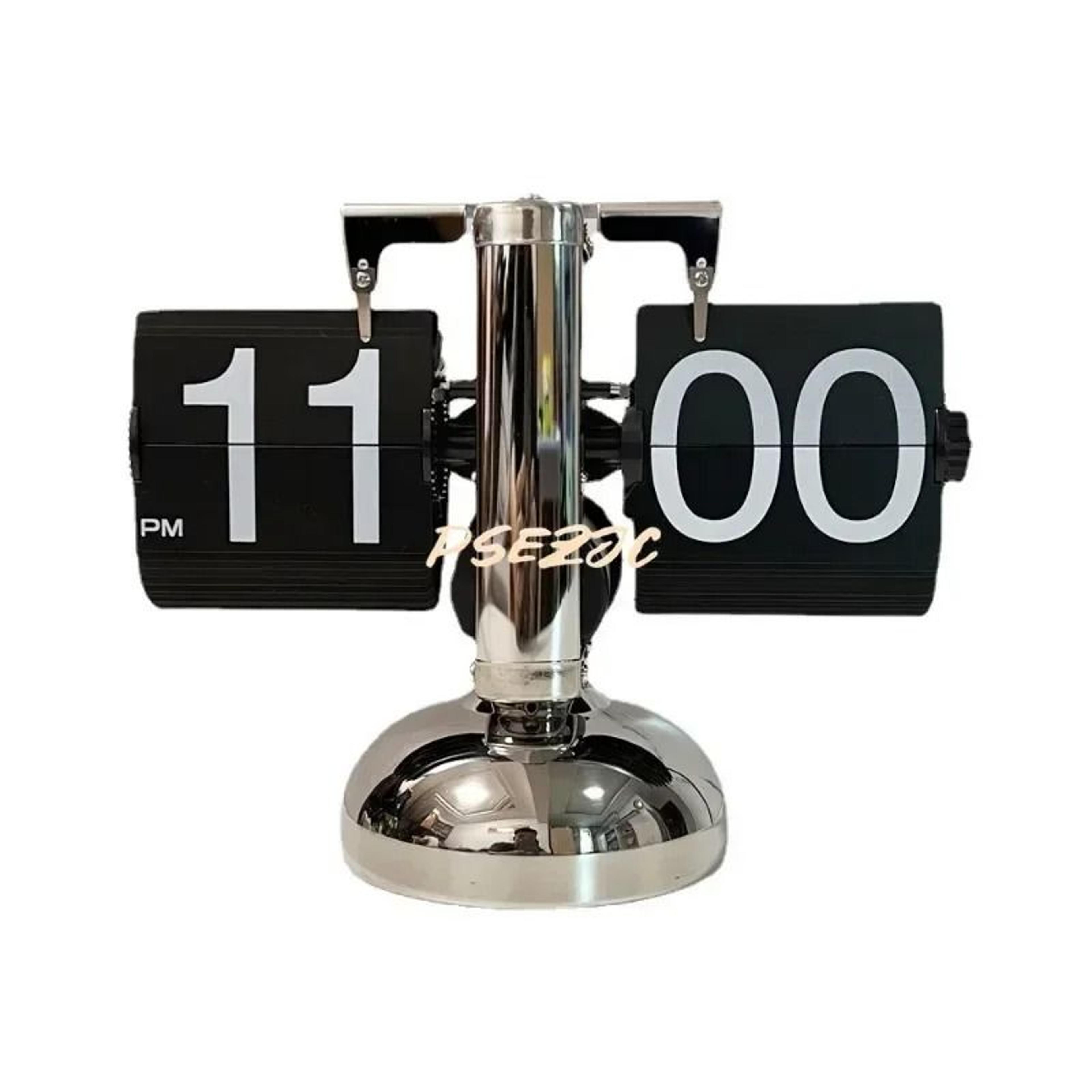 Nordic Retro Automatic Flip Desk Clock With Large Number Display 7