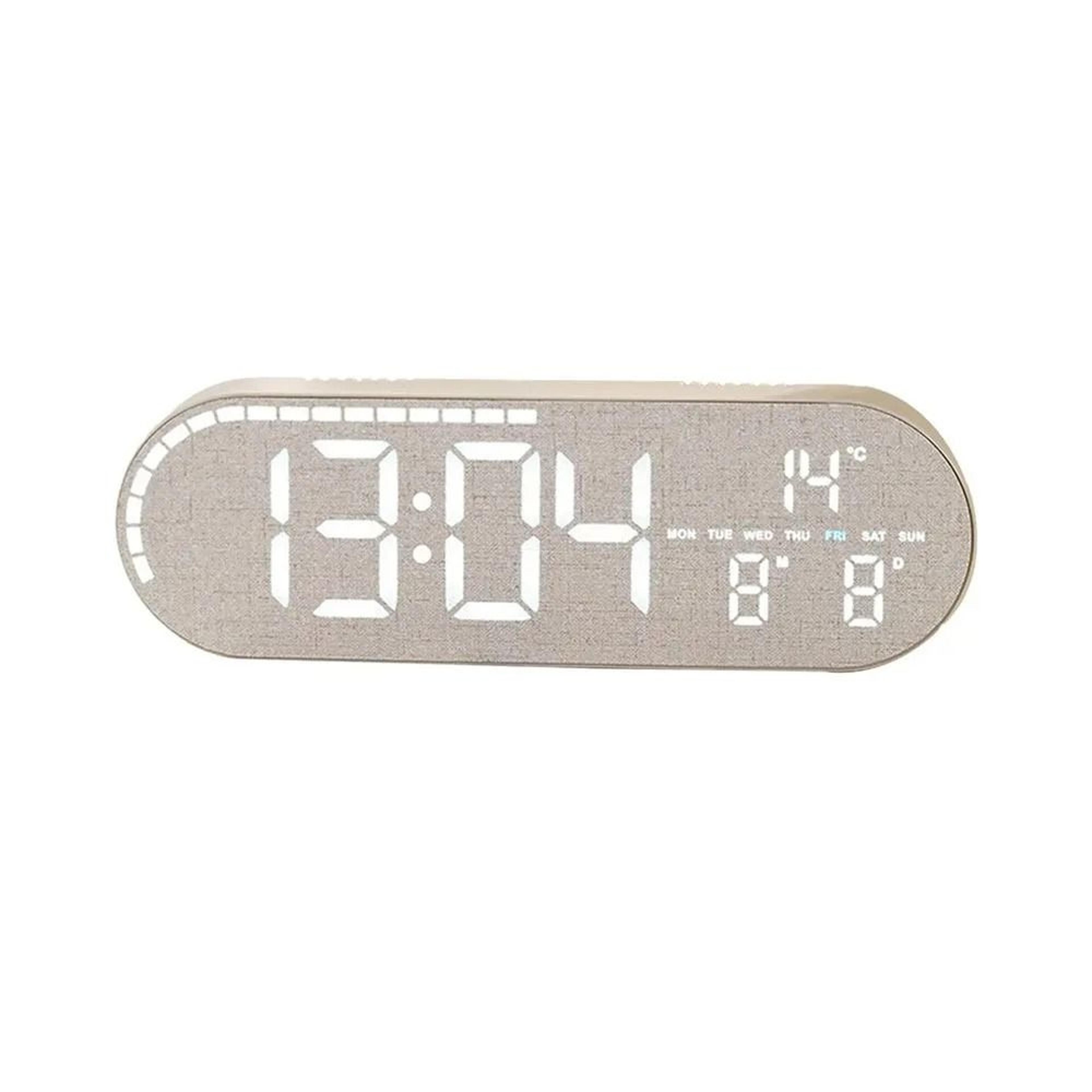 Large LCD Digital Wall Clock With Temperature Humidity And Calendar Display 6