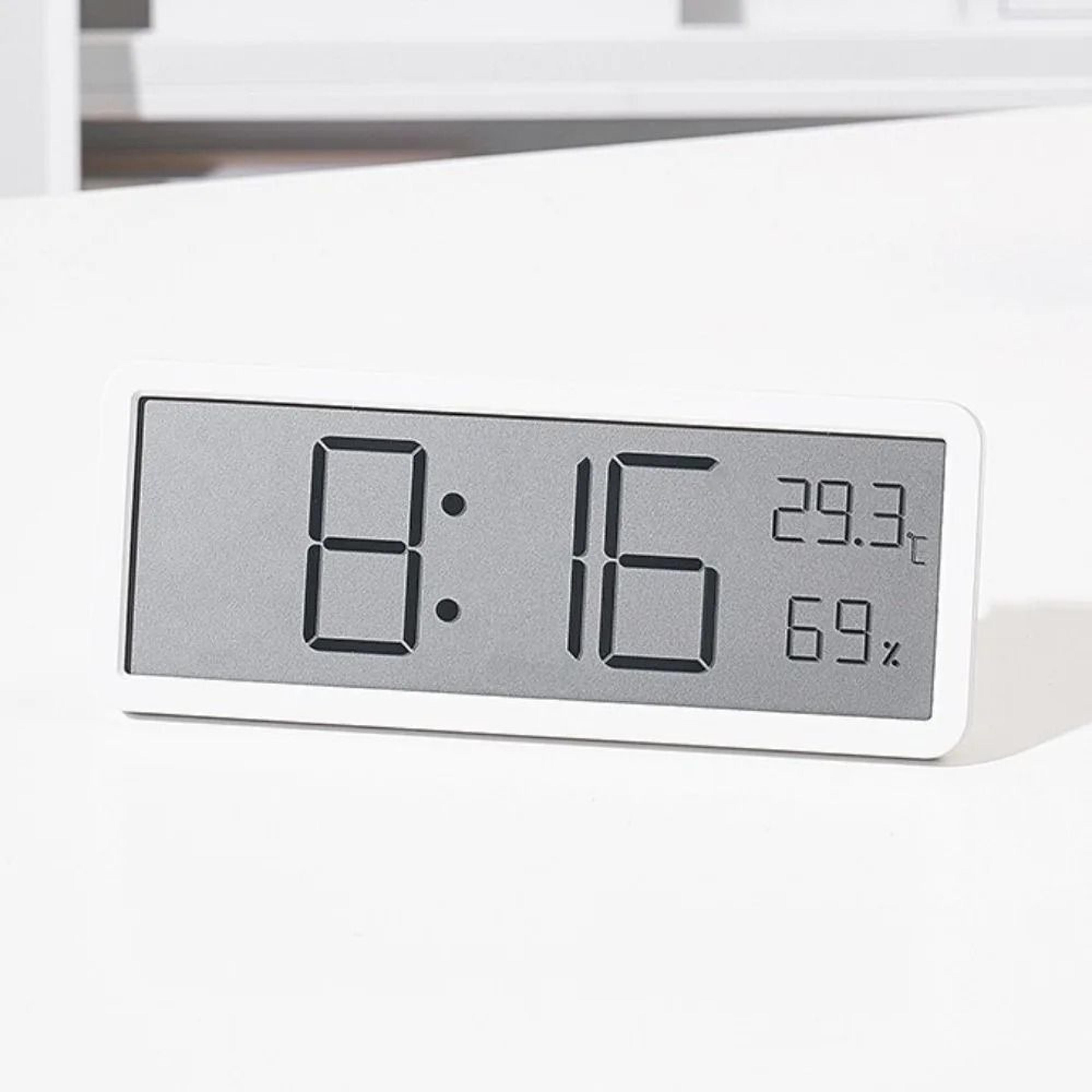 Large LCD Digital Wall Clock With Temperature Humidity And Calendar Display 13