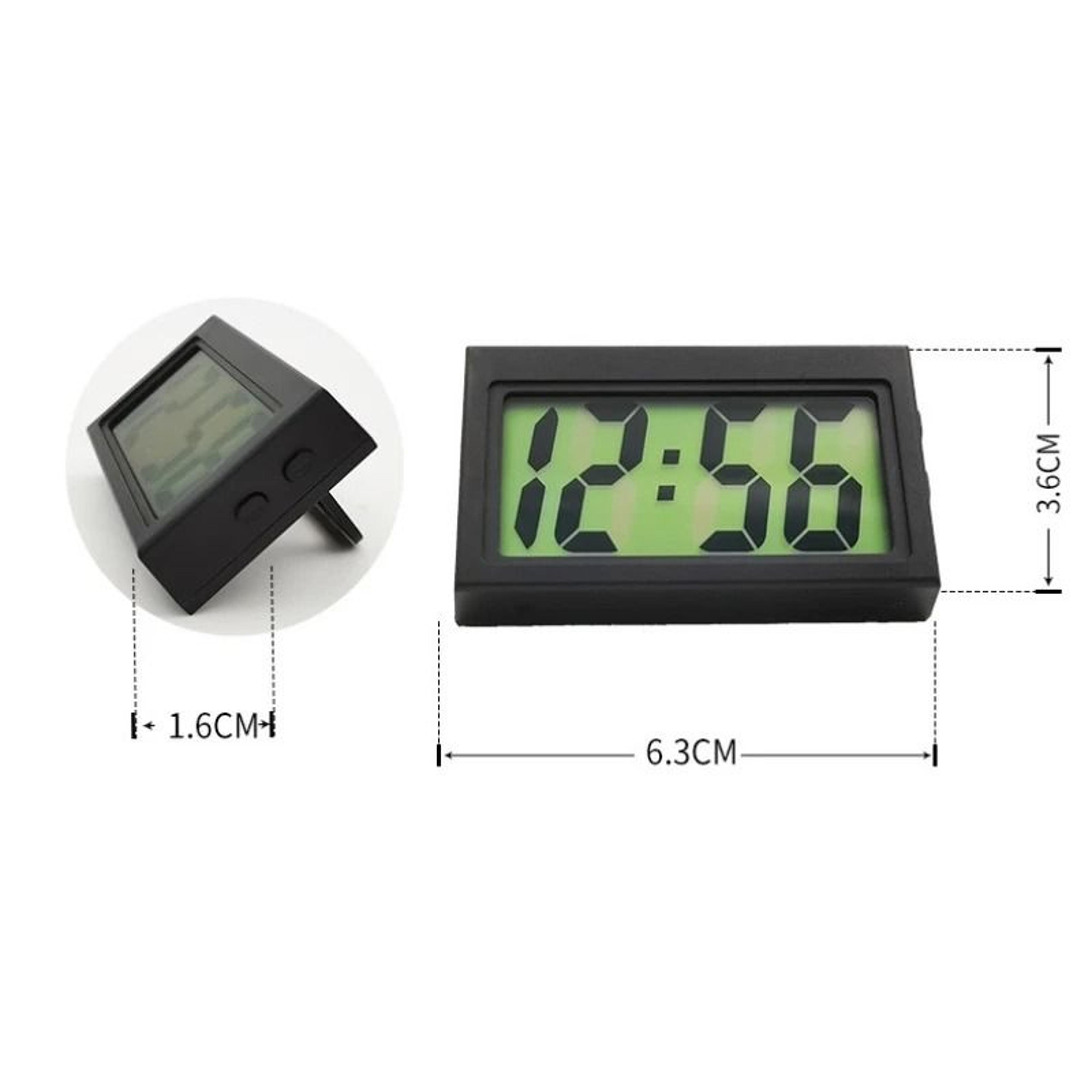 Mini LCD Car Dashboard Clock With Time And Day Display 3
