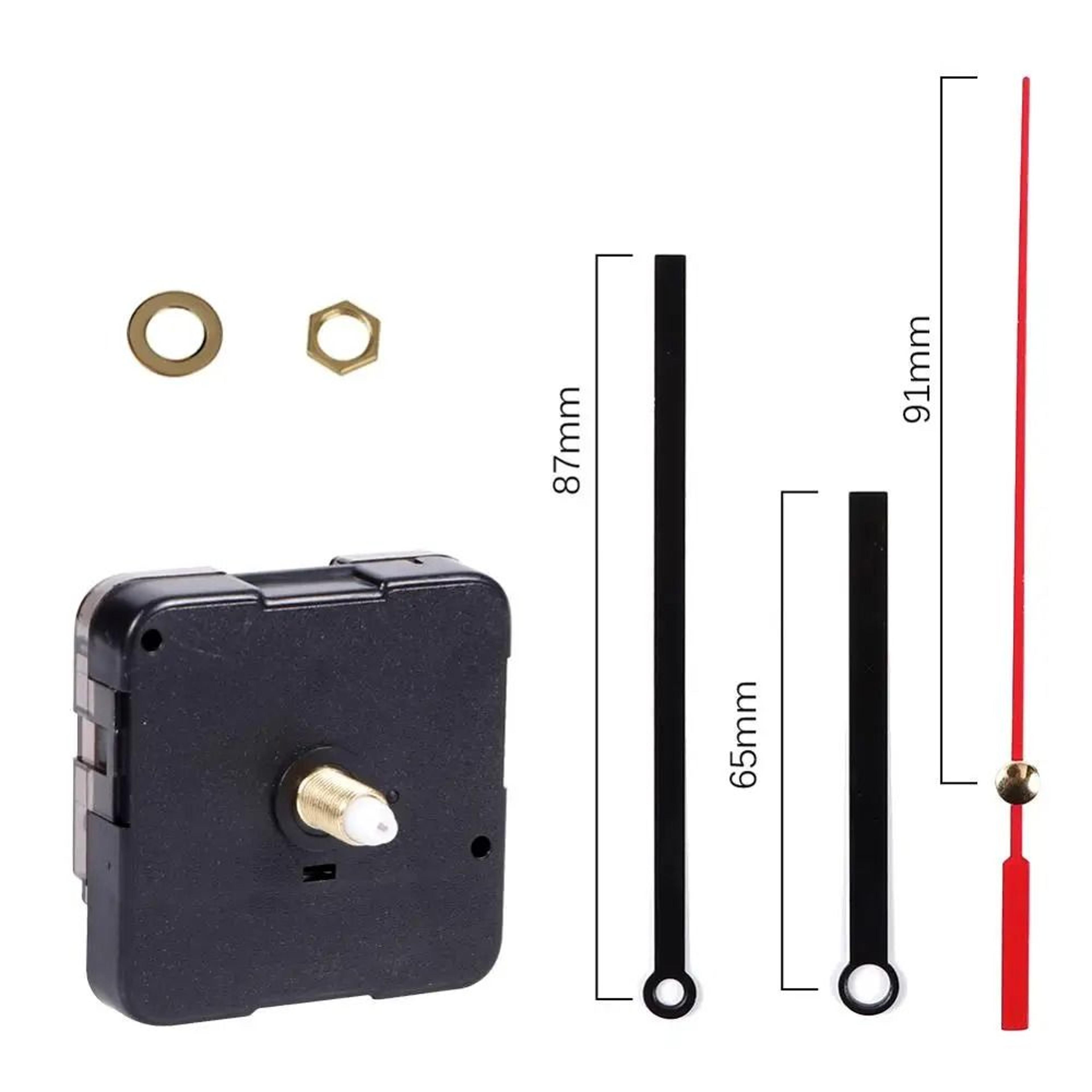 Silent Quartz Clock Movement Kit With Long Shaft And Hands 28