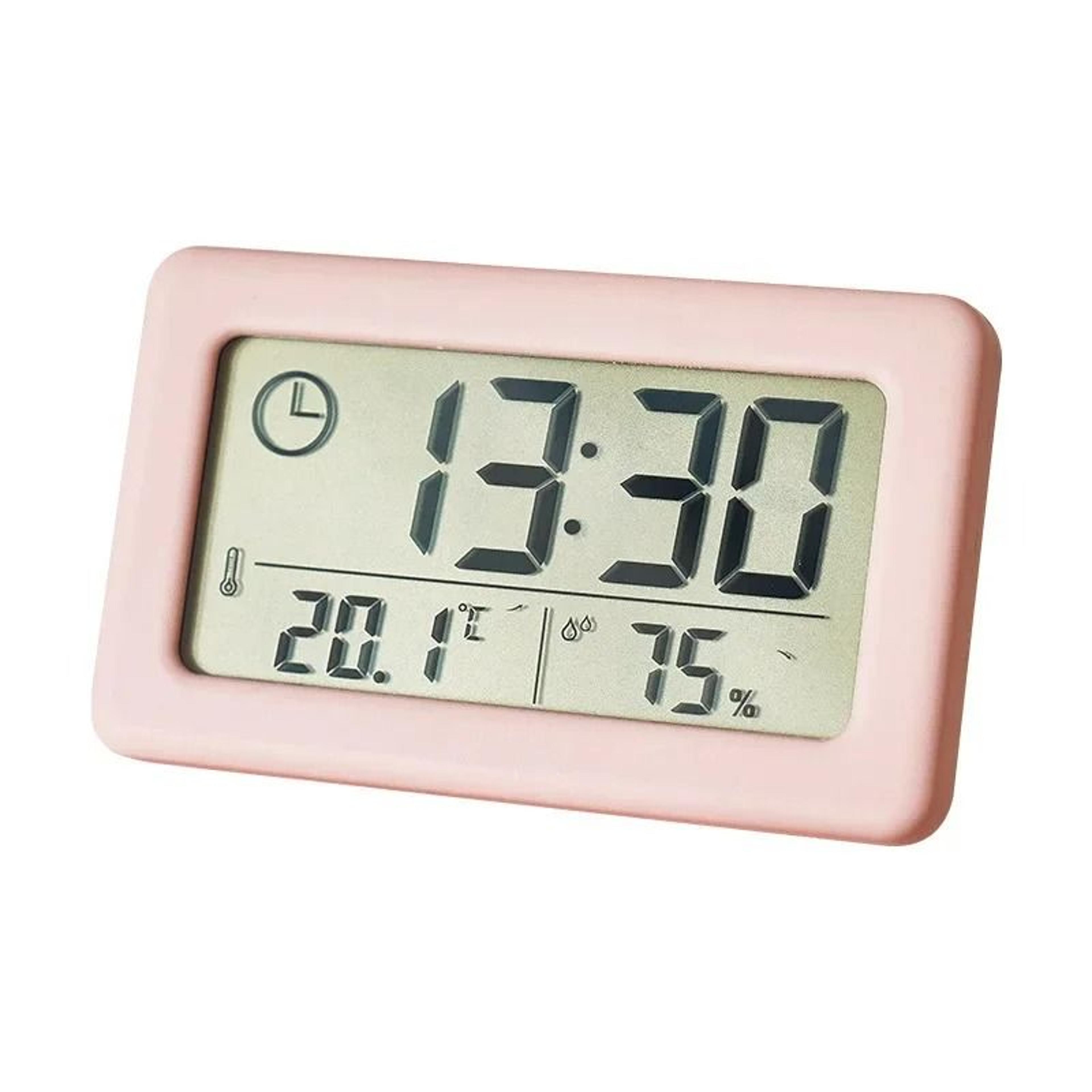 Ultra Thin LCD Digital Clock With Temperature And Humidity Monitor 5