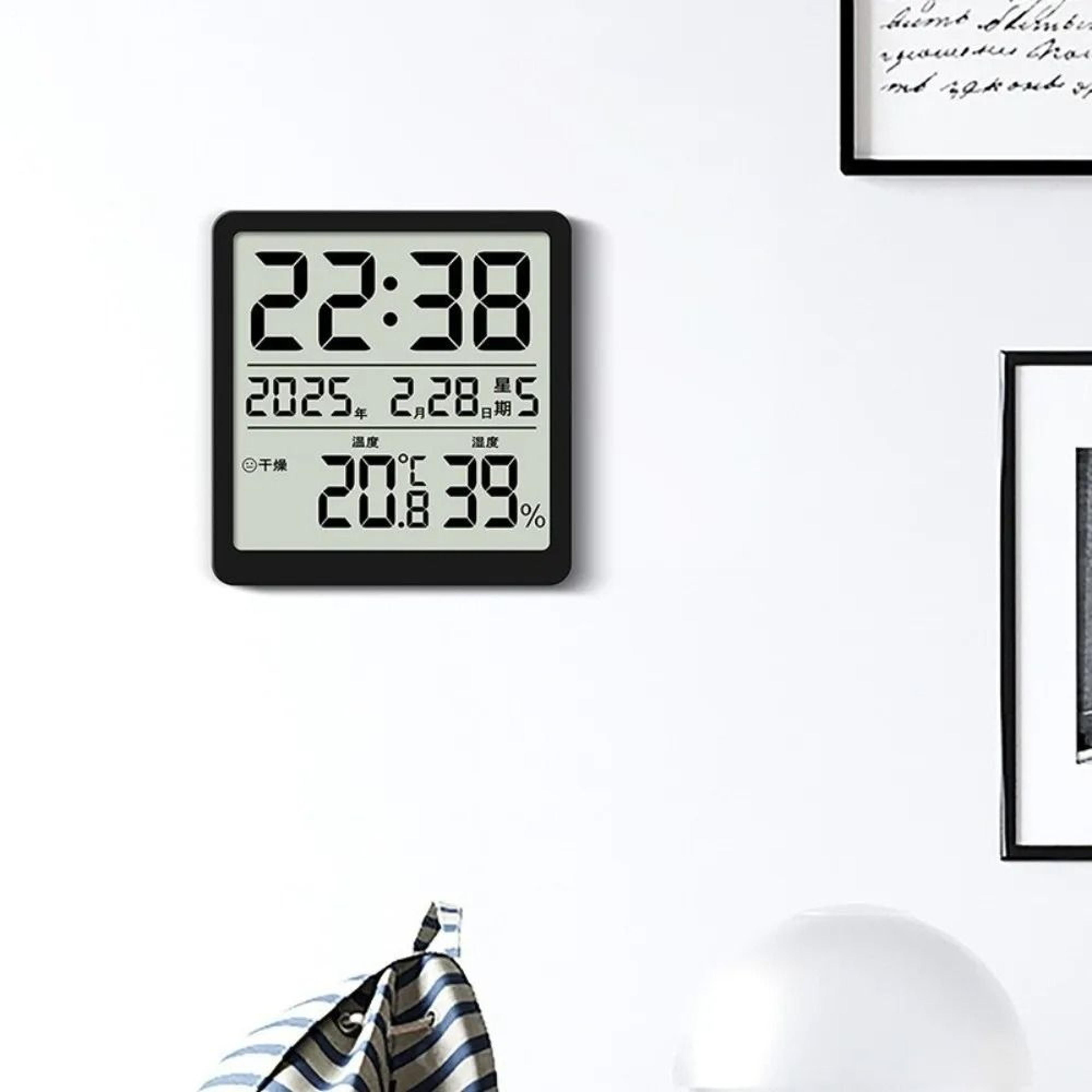 Magnetic Digital Kitchen Clock With Temperature Humidity And Timer 7
