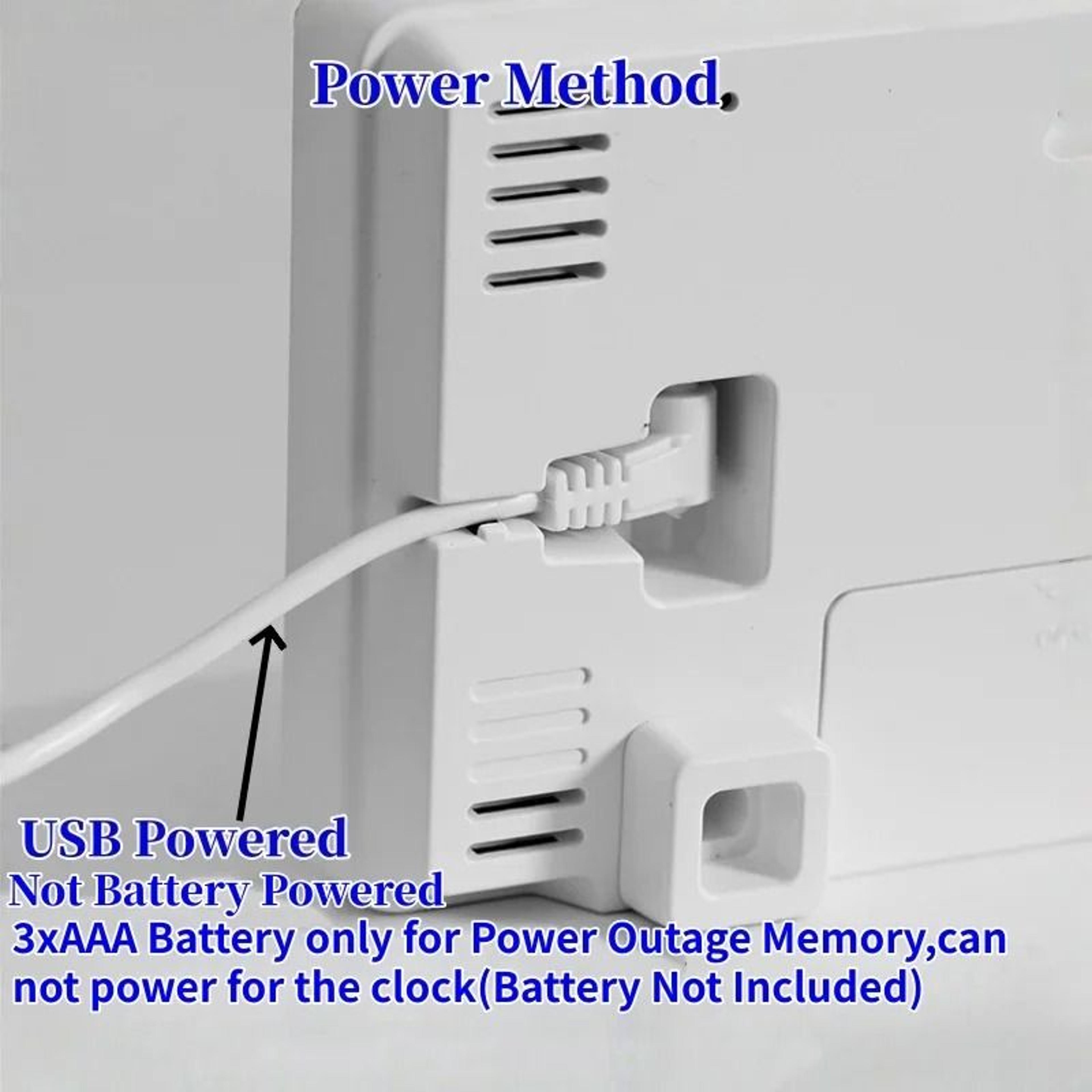 Smart Digital Alarm Clock With Temperature Humidity And Auto Dimming 13