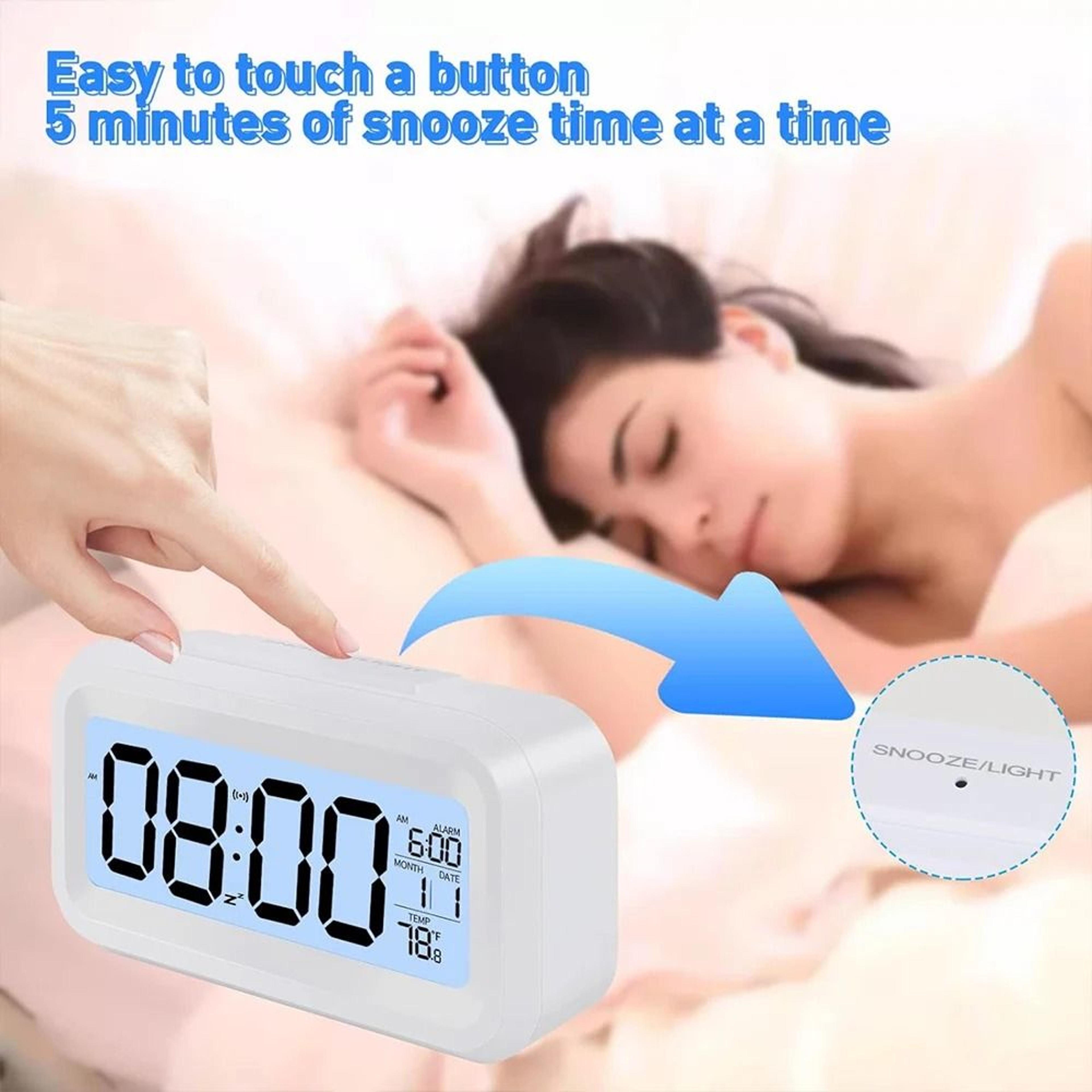 Smart Digital Alarm Clock With Temperature And Backlight 6