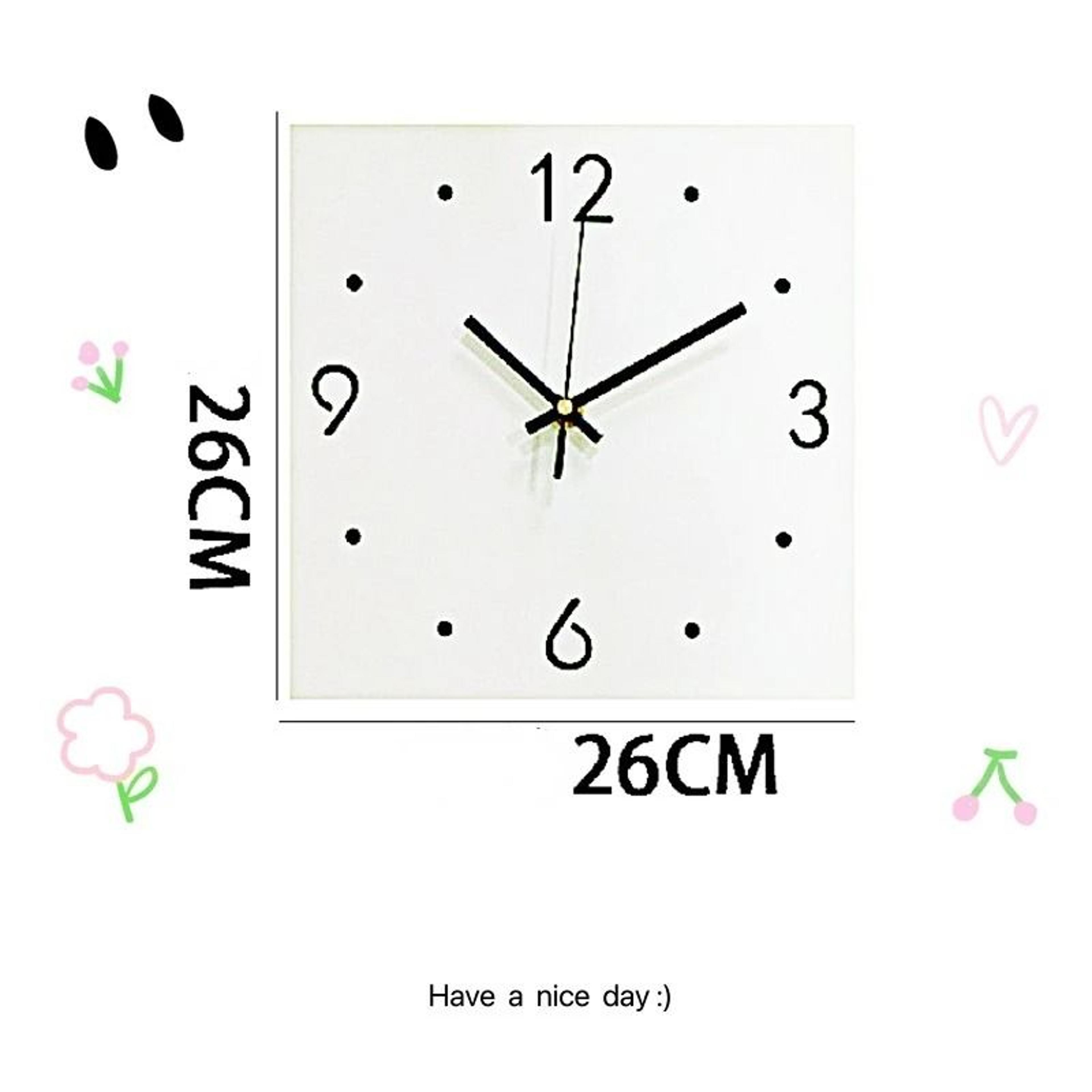Modern Double Sided Corner Wall Clock With Silent Movement 7