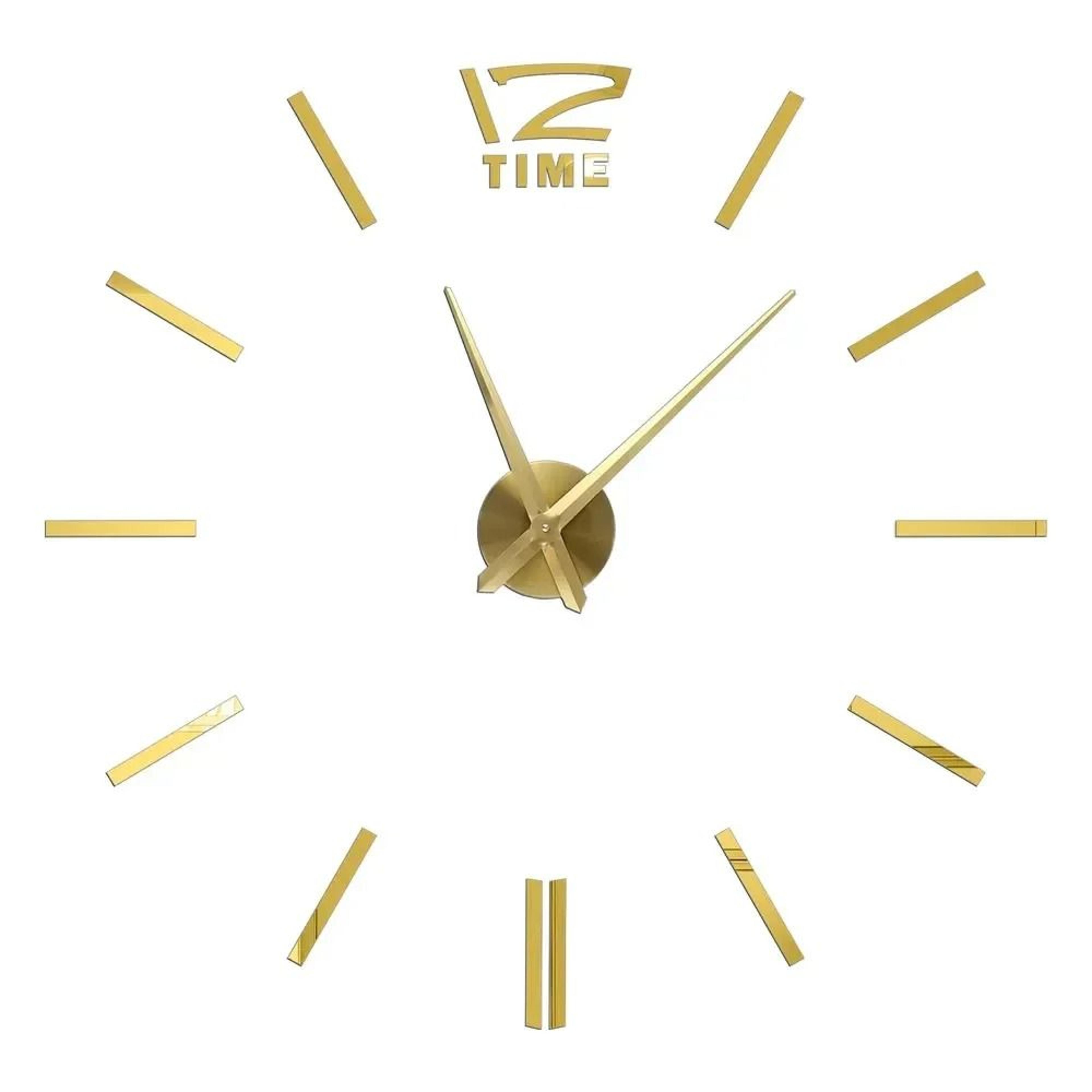 Modern 3D Luminous Wall Clock With Silent Quartz Movement 14