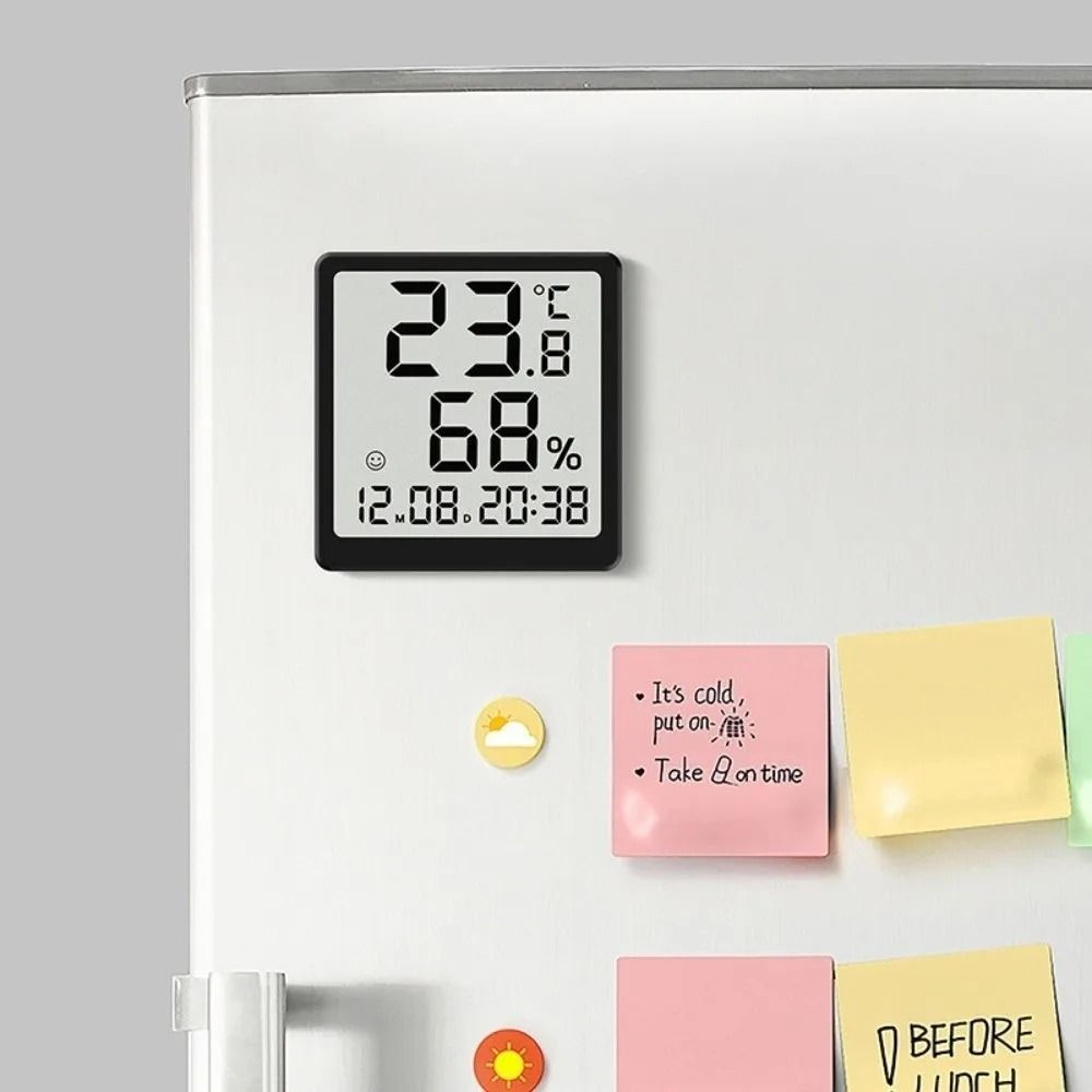 Minimalist Magnetic Digital Clock With Temperature And Humidity Display 11