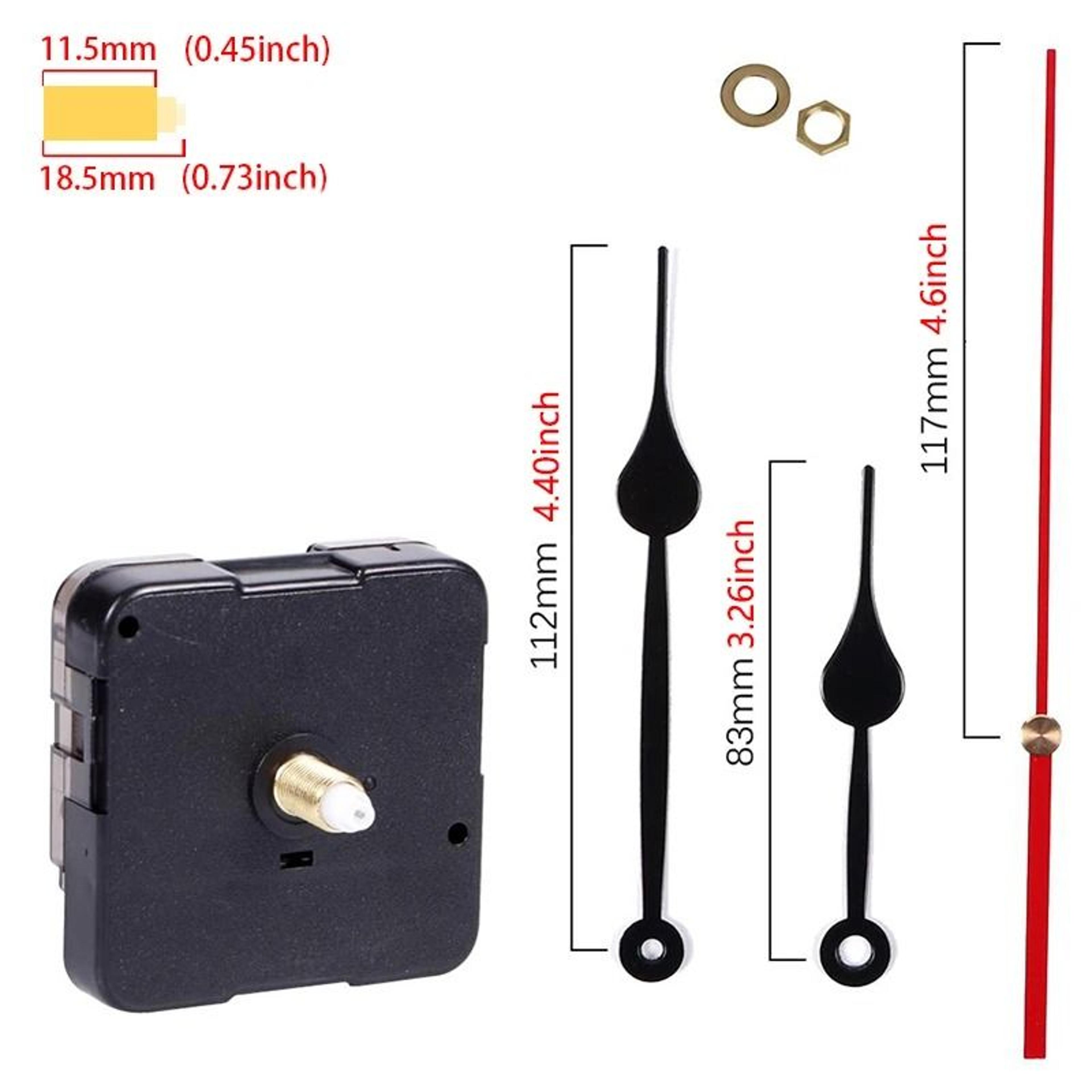 Long Shaft Silent Quartz Clock Movement With Hands 0