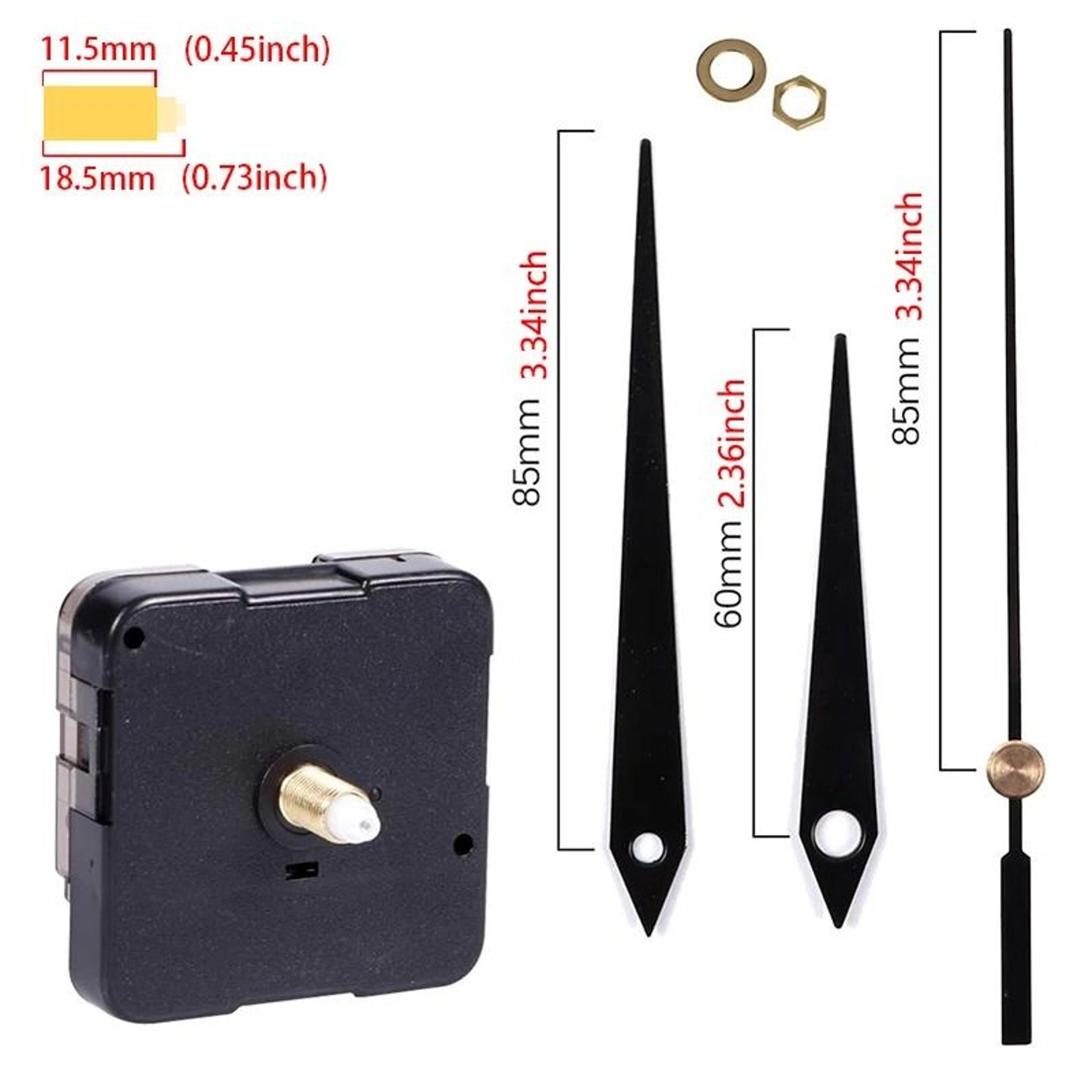 Long Shaft Silent Quartz Clock Movement With Hands 13