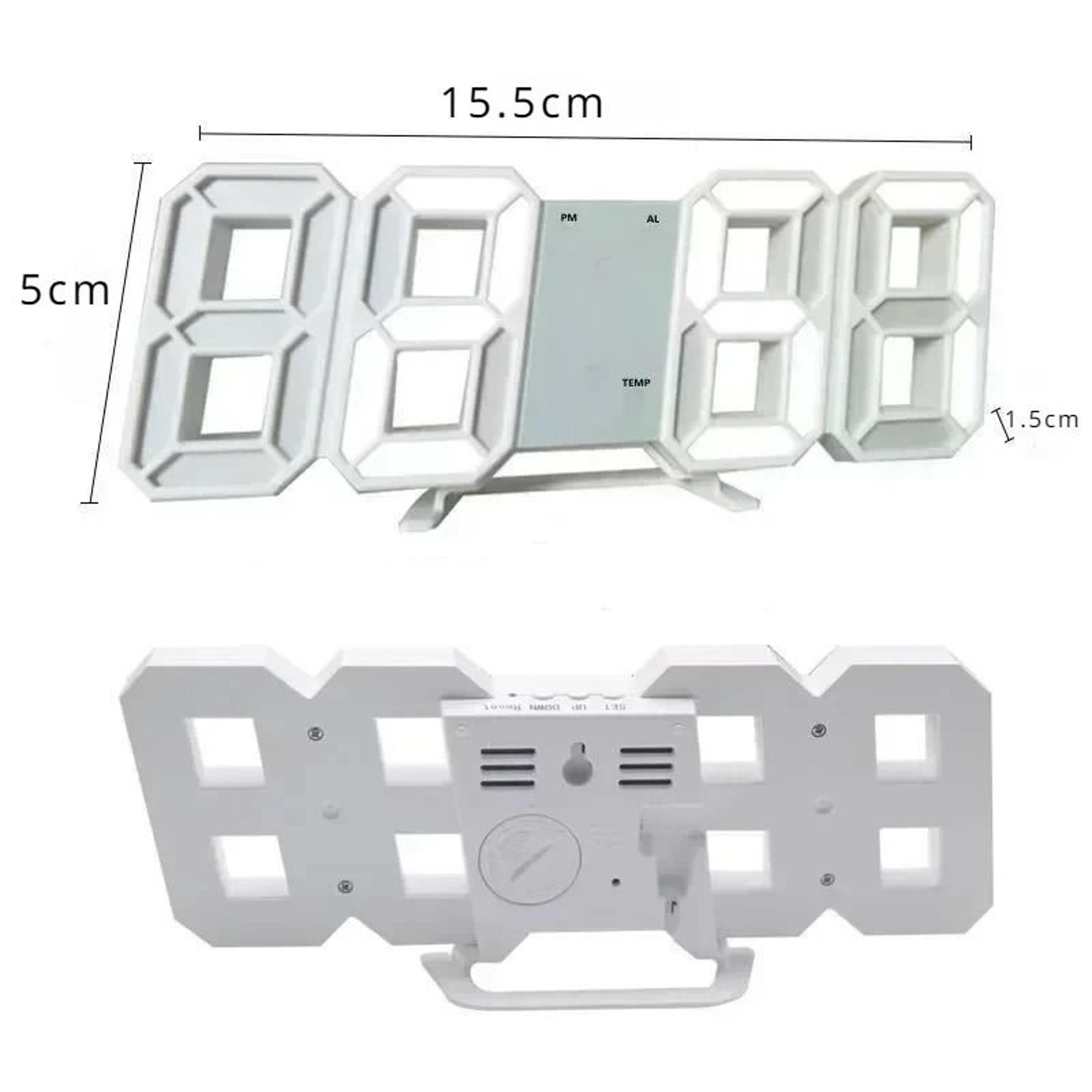 Modern Digital Desktop Clock With LED Display And Adjustable Brightness 6