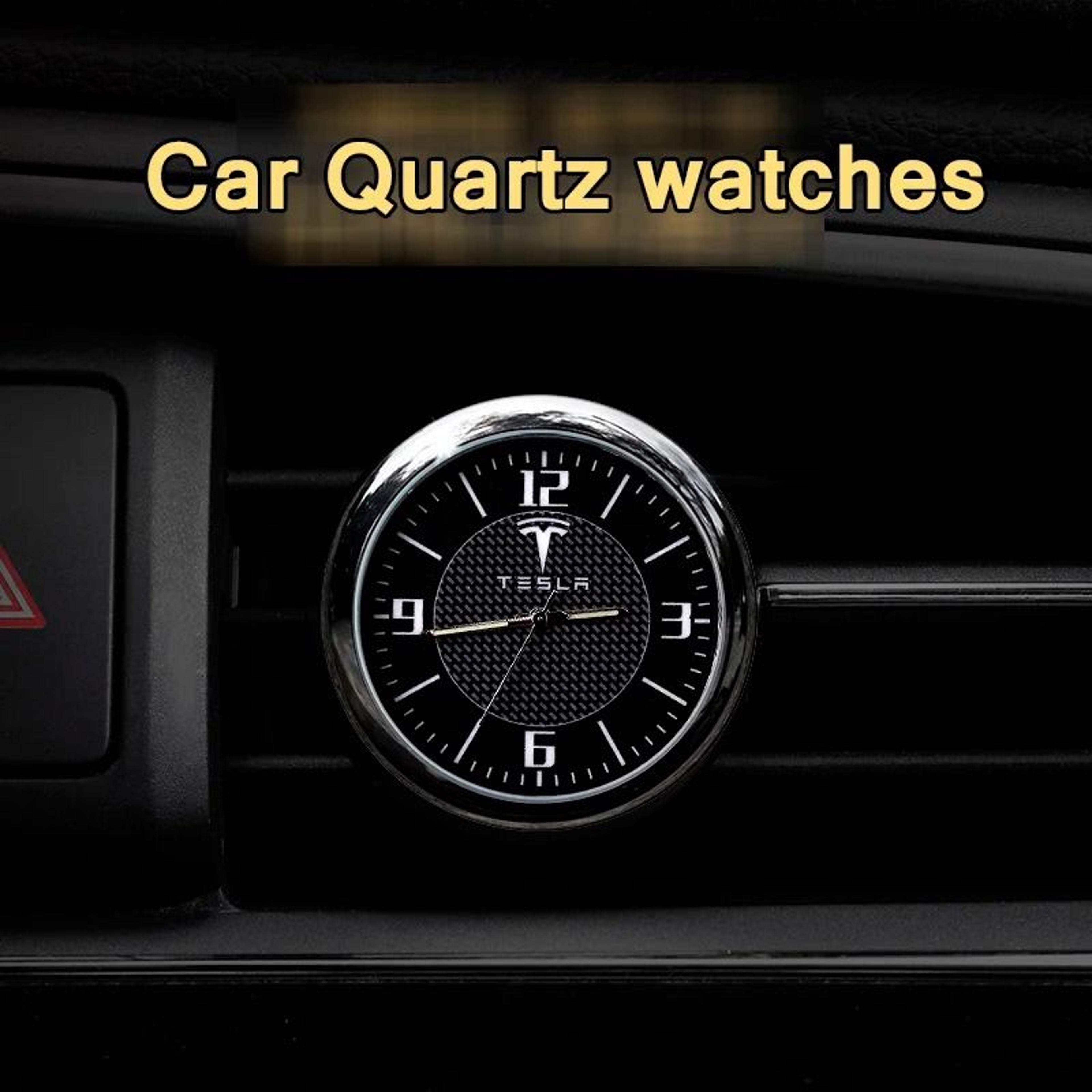 Premium Car Dashboard Clock With Quartz Movement And Logo Design 5