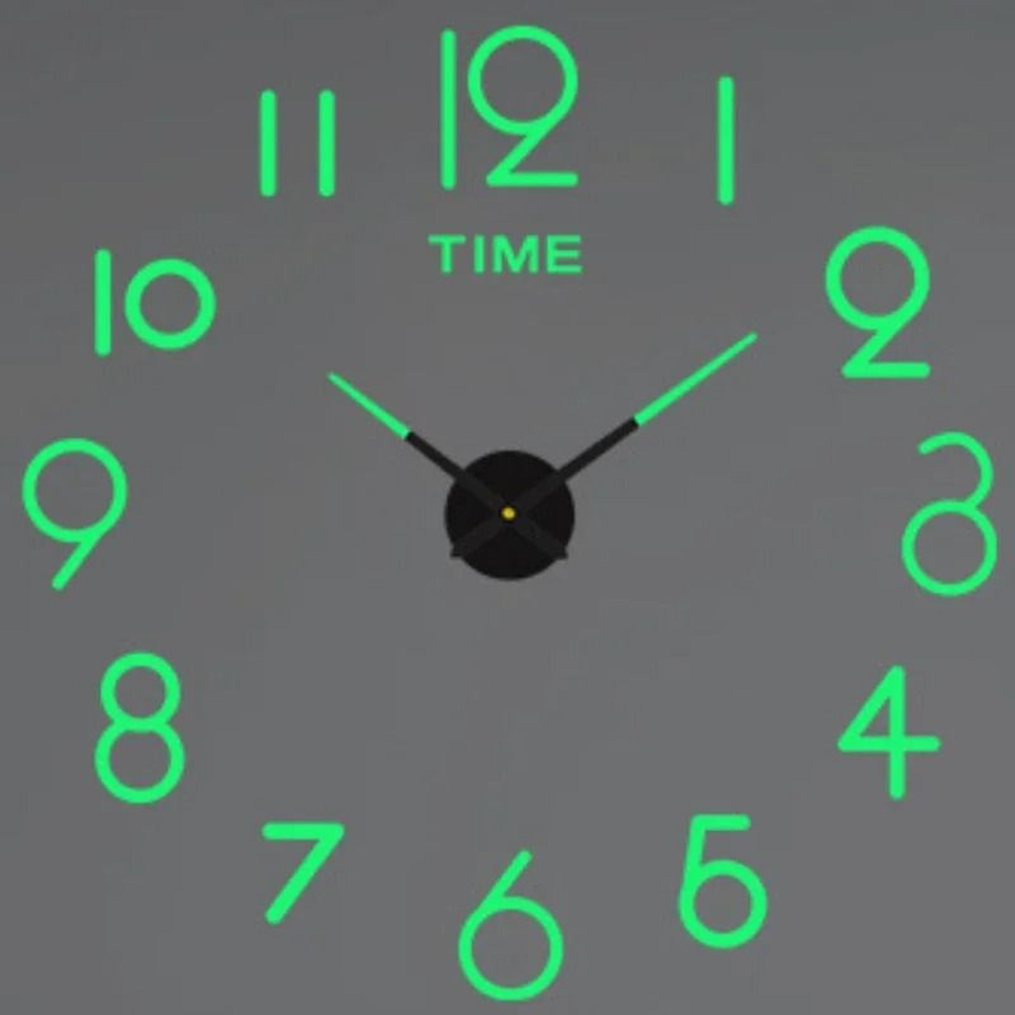 Modern 3D Wall Clock With DIY Acrylic Mirror Design 11