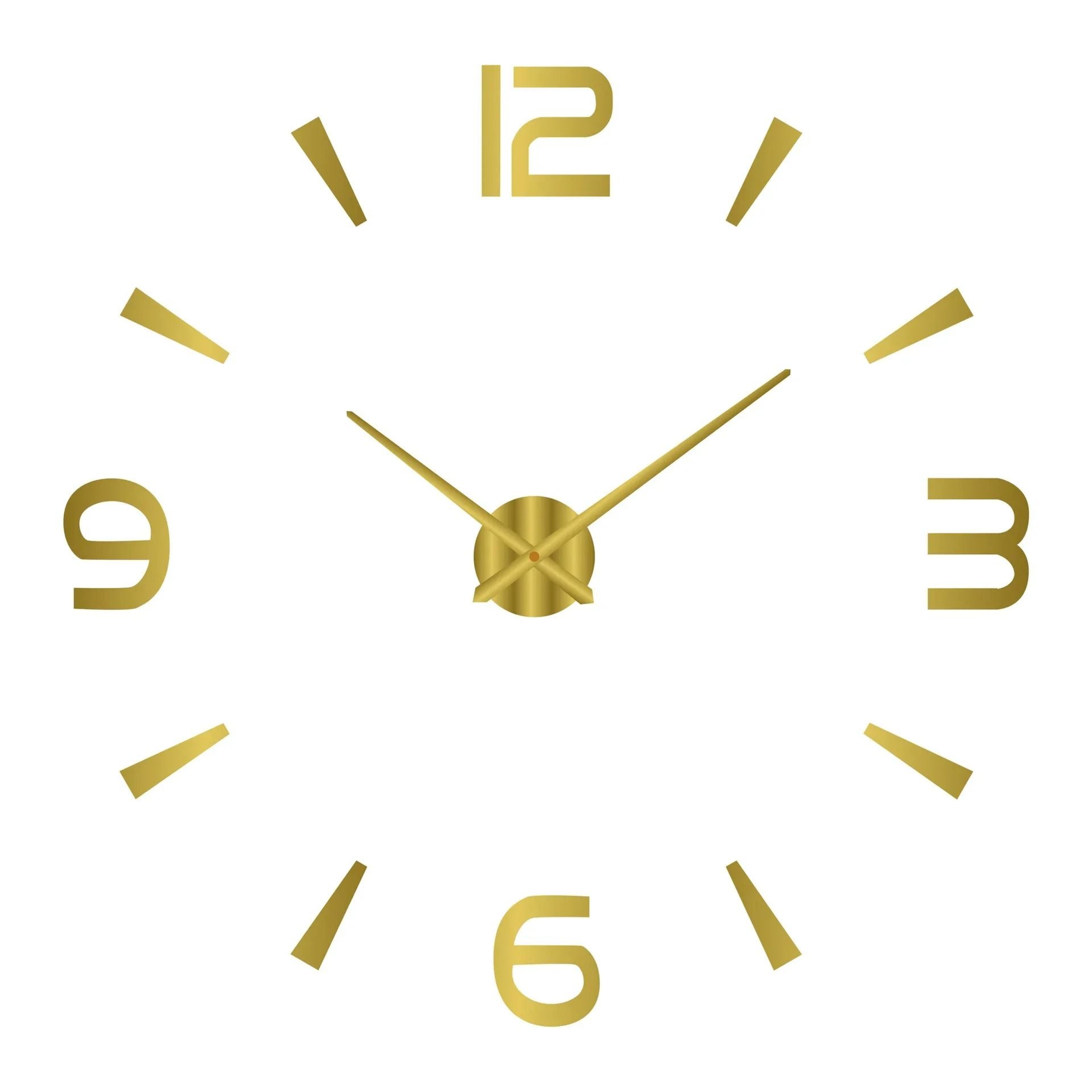 Modern Luminous 3D Wall Clock With DIY Silent Quartz Design 3