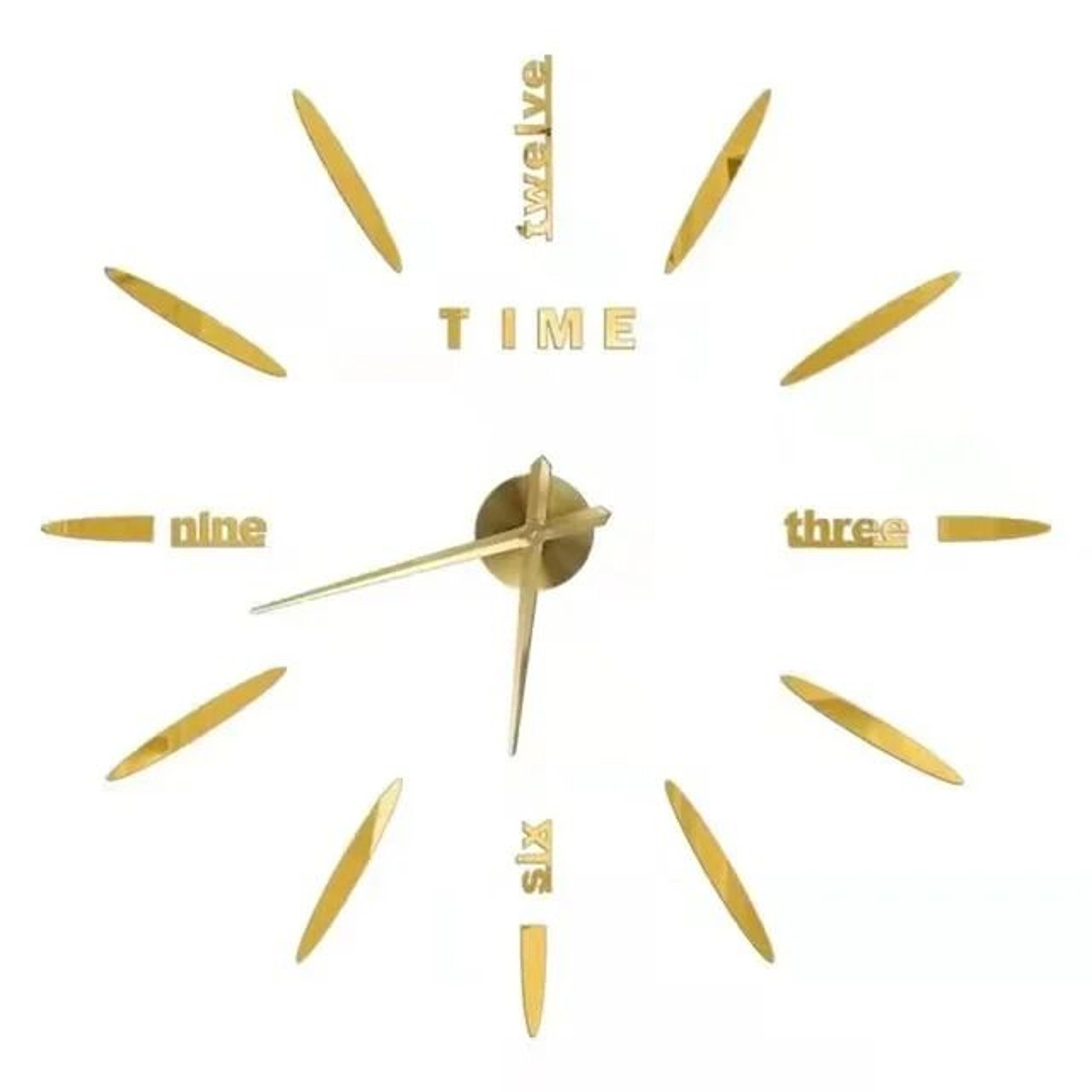 Modern Luminous 3D Wall Clock With DIY Silent Quartz Design 21