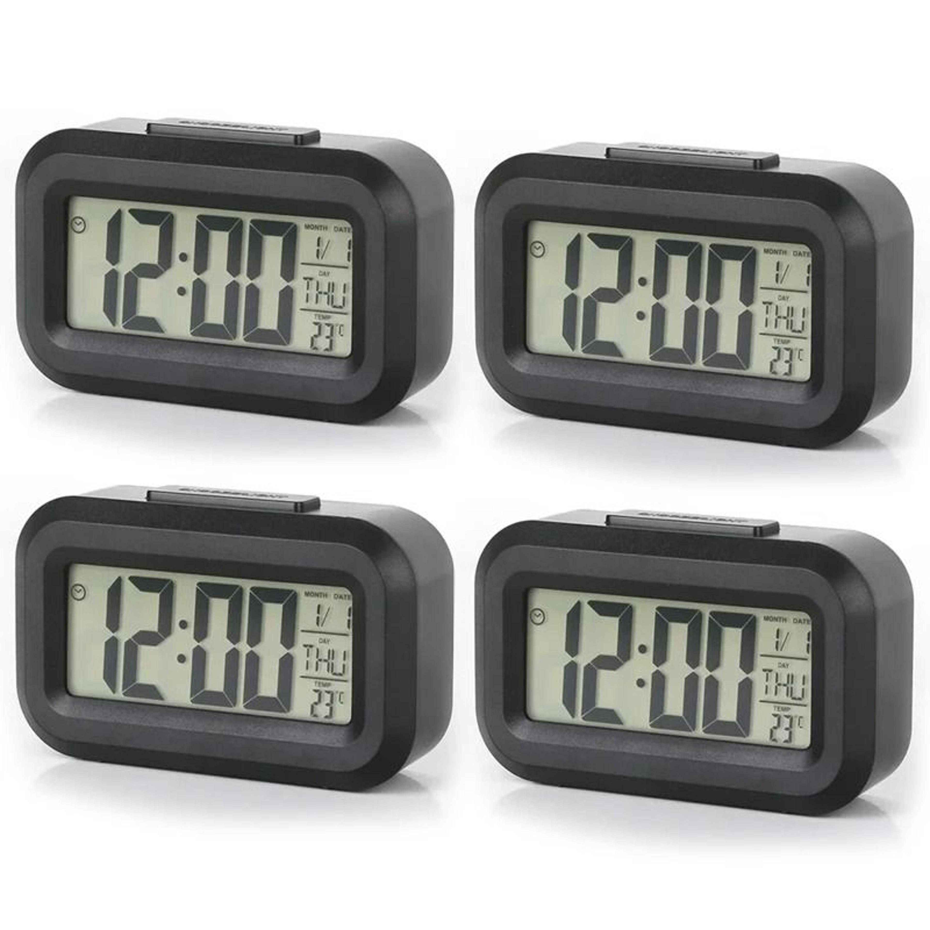 Compact LED Digital Alarm Clock With Backlight And Calendar Display 5