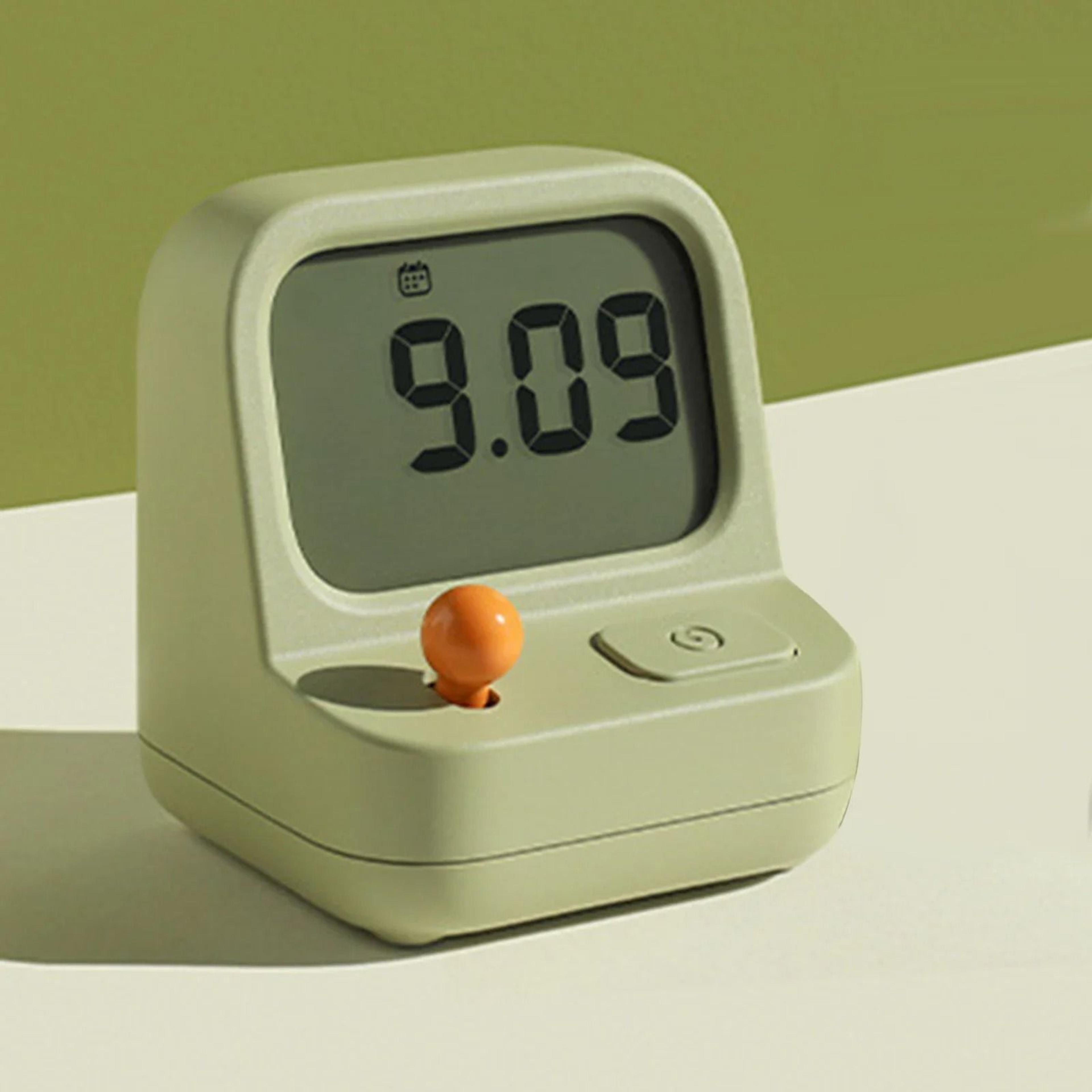 cute kids alarm clock with silent led display and snooze