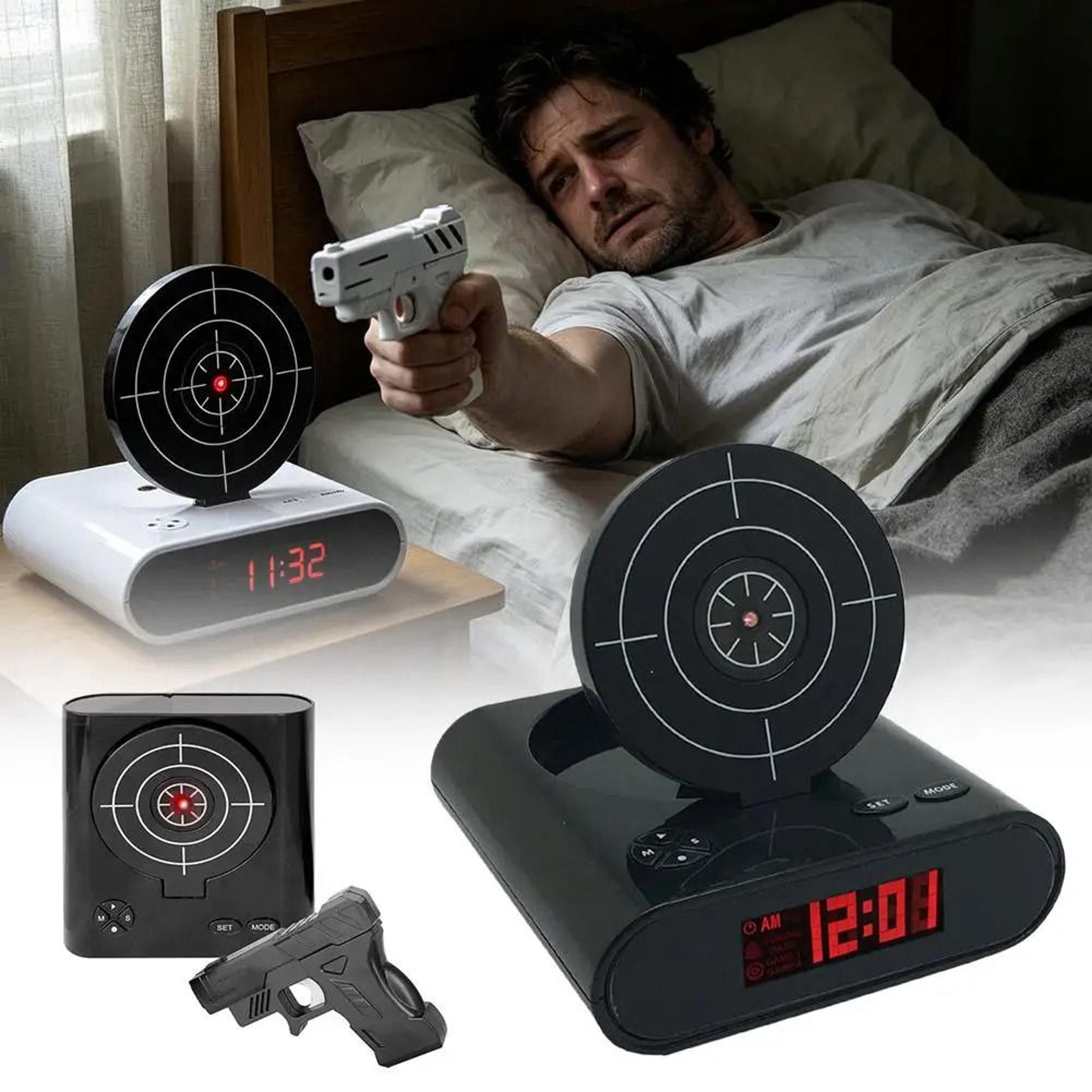 Interactive Target Digital Alarm Clock For Heavy Sleepers 0