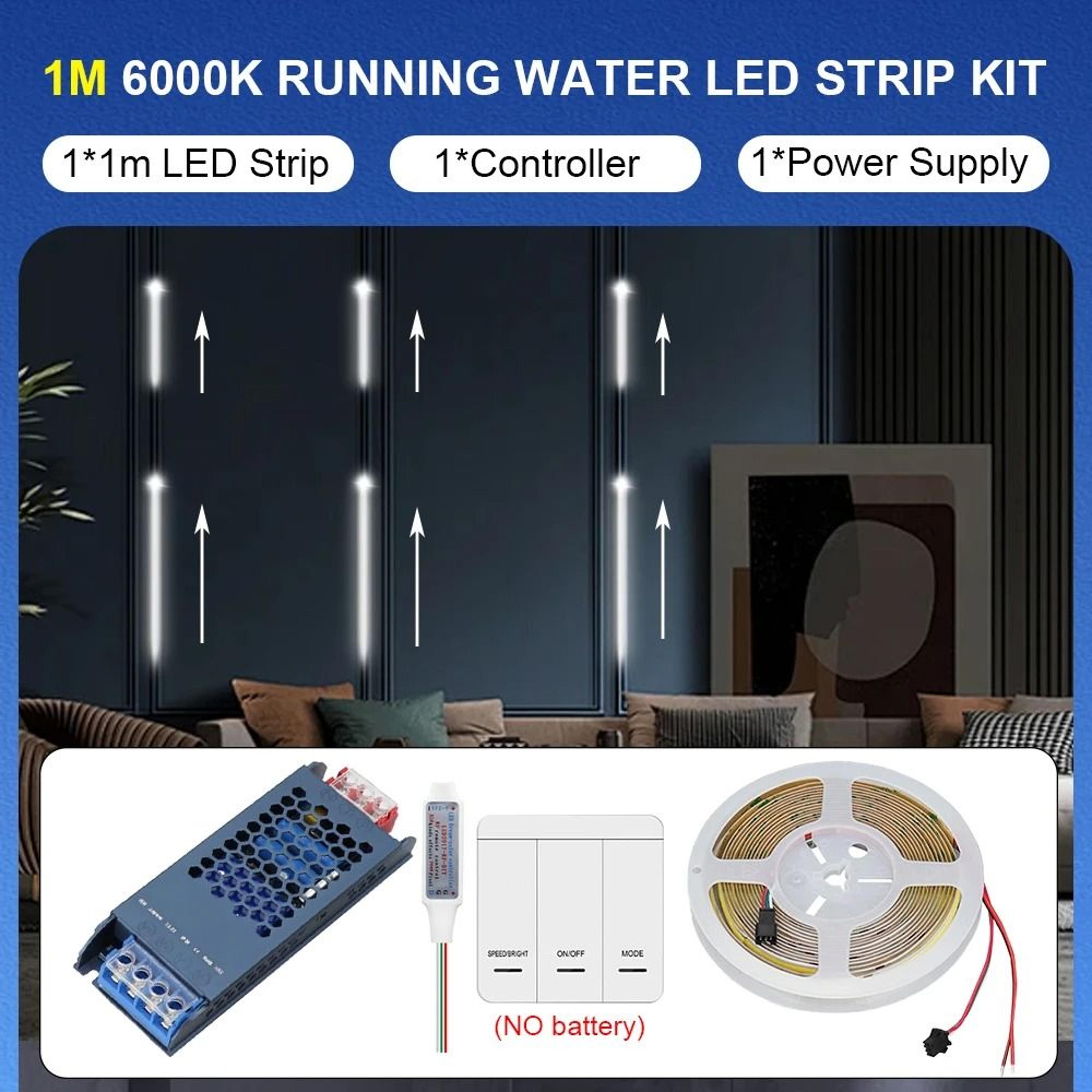 WS2811 Chasing LED Strip Light With Flowing White Effects 13