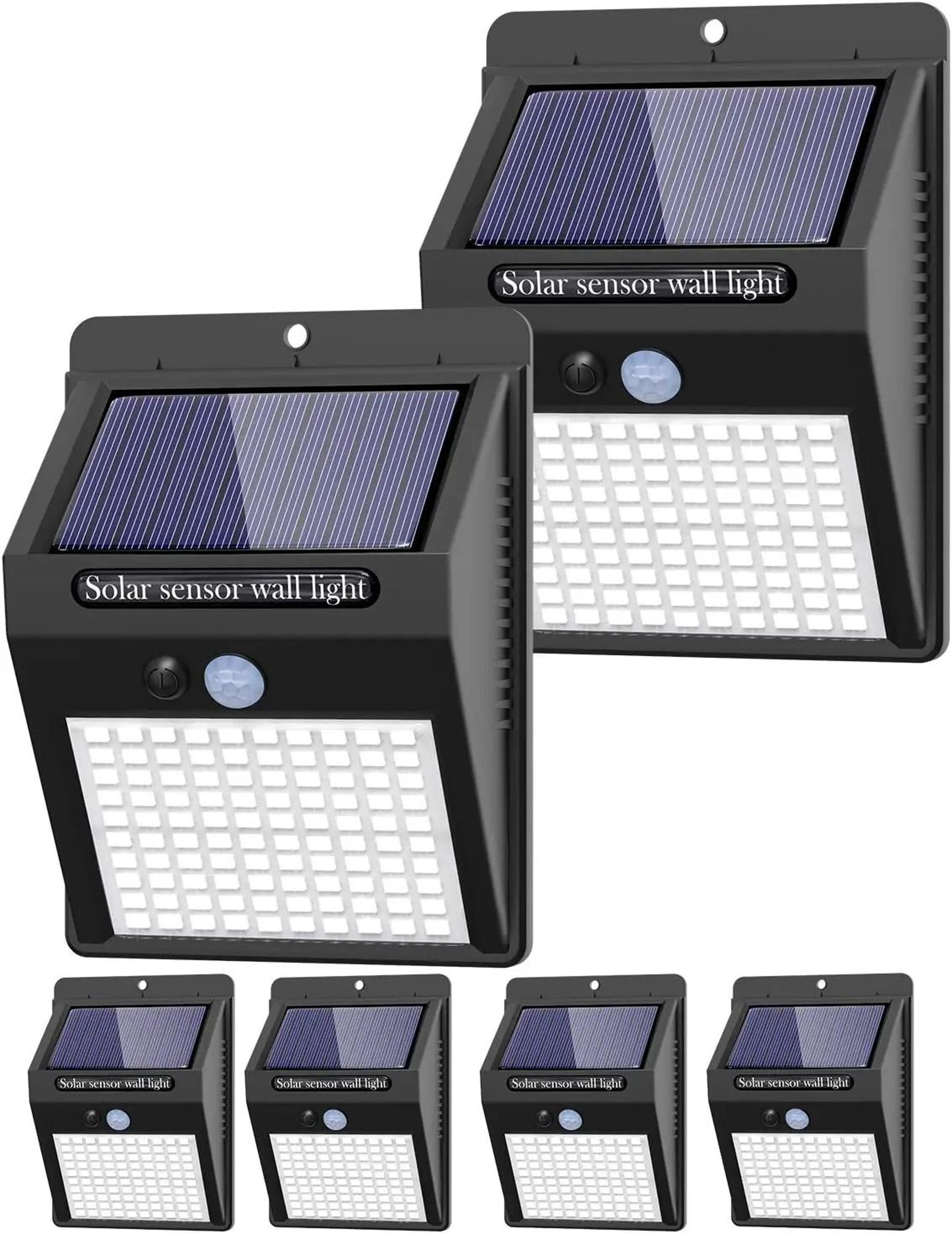 100 LED Solar Motion Sensor Light With 3 Lighting Modes 7