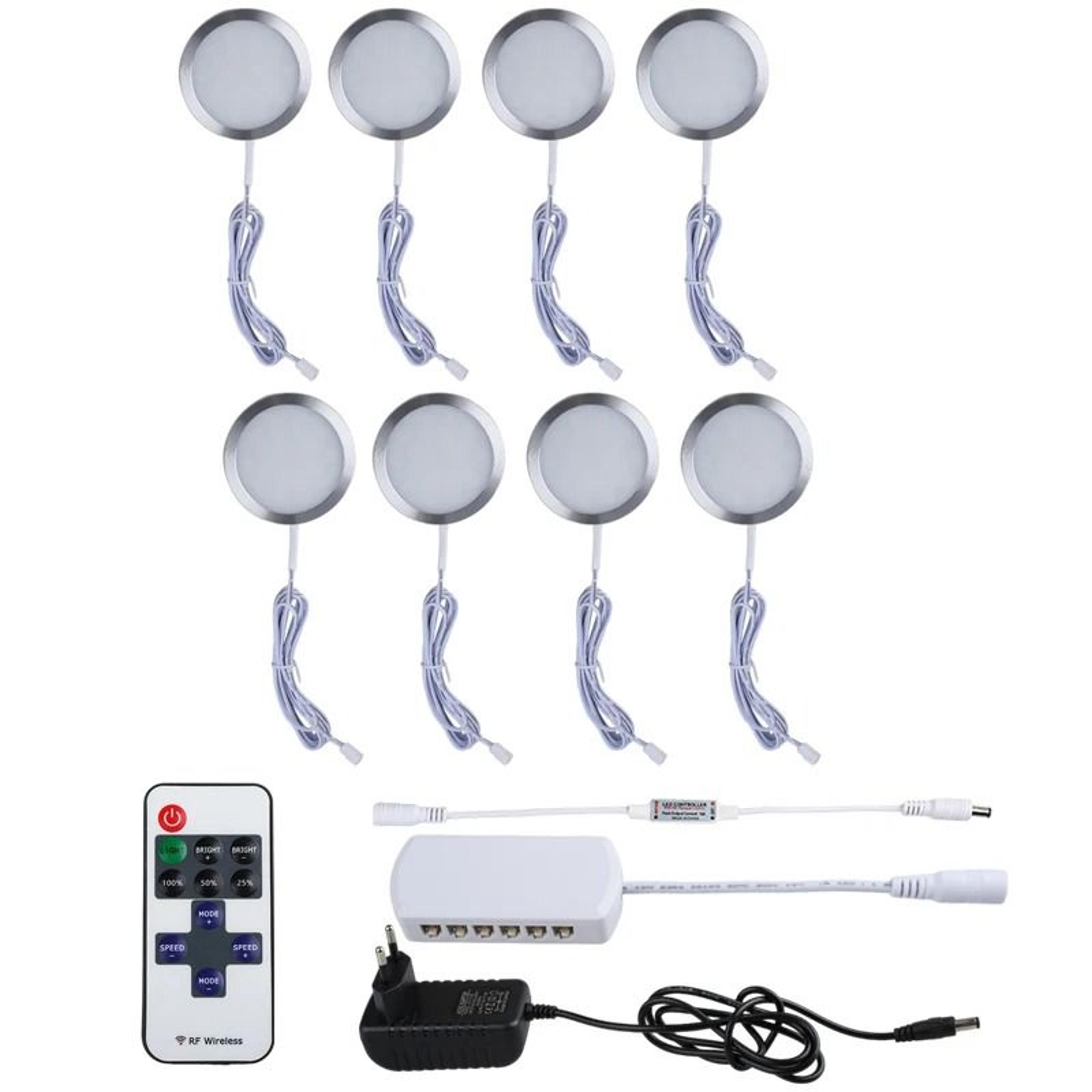 12V Under Cabinet LED Lights With Remote Control 5