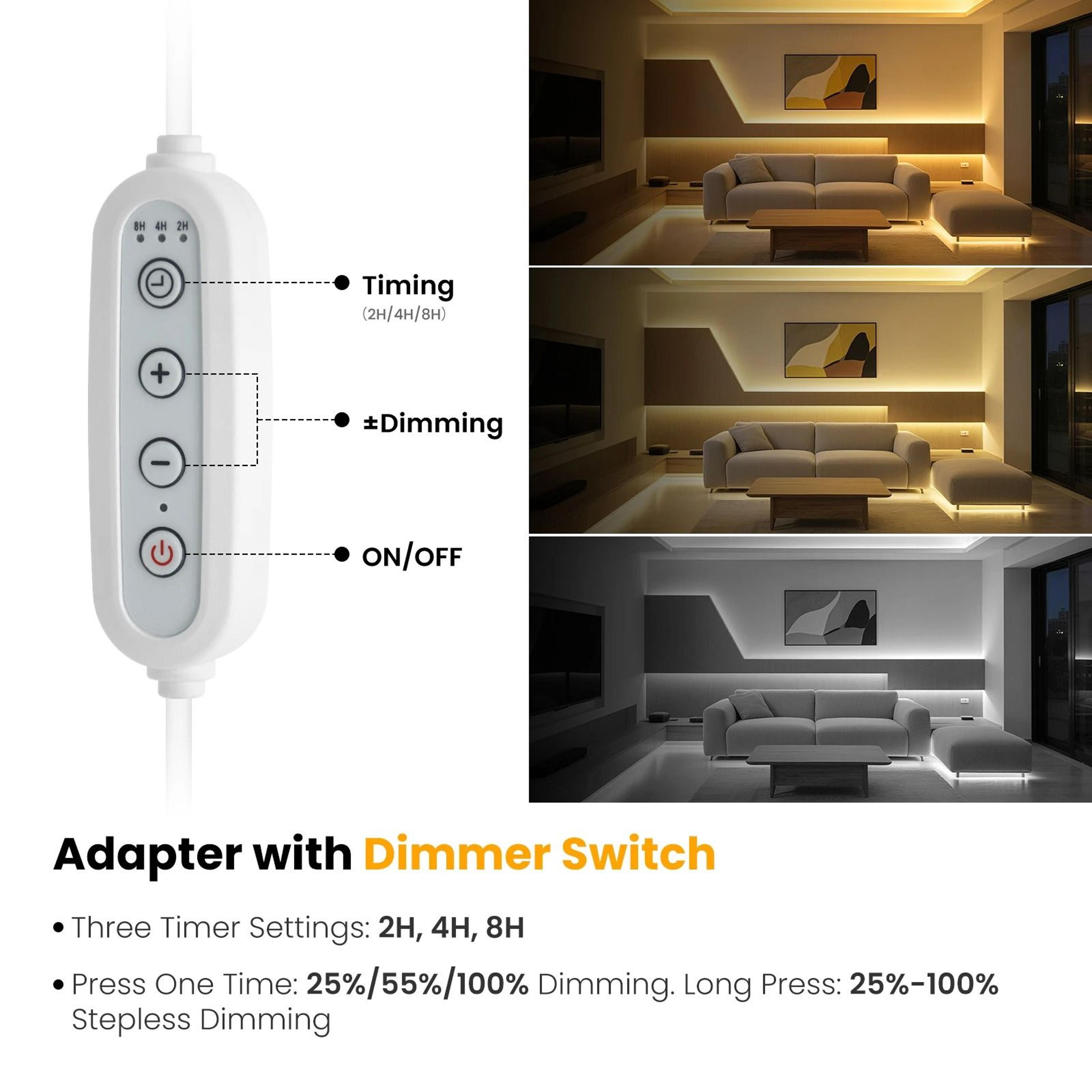 220V Dimmable COB LED Strip With Waterproof Neon Flex Design 15