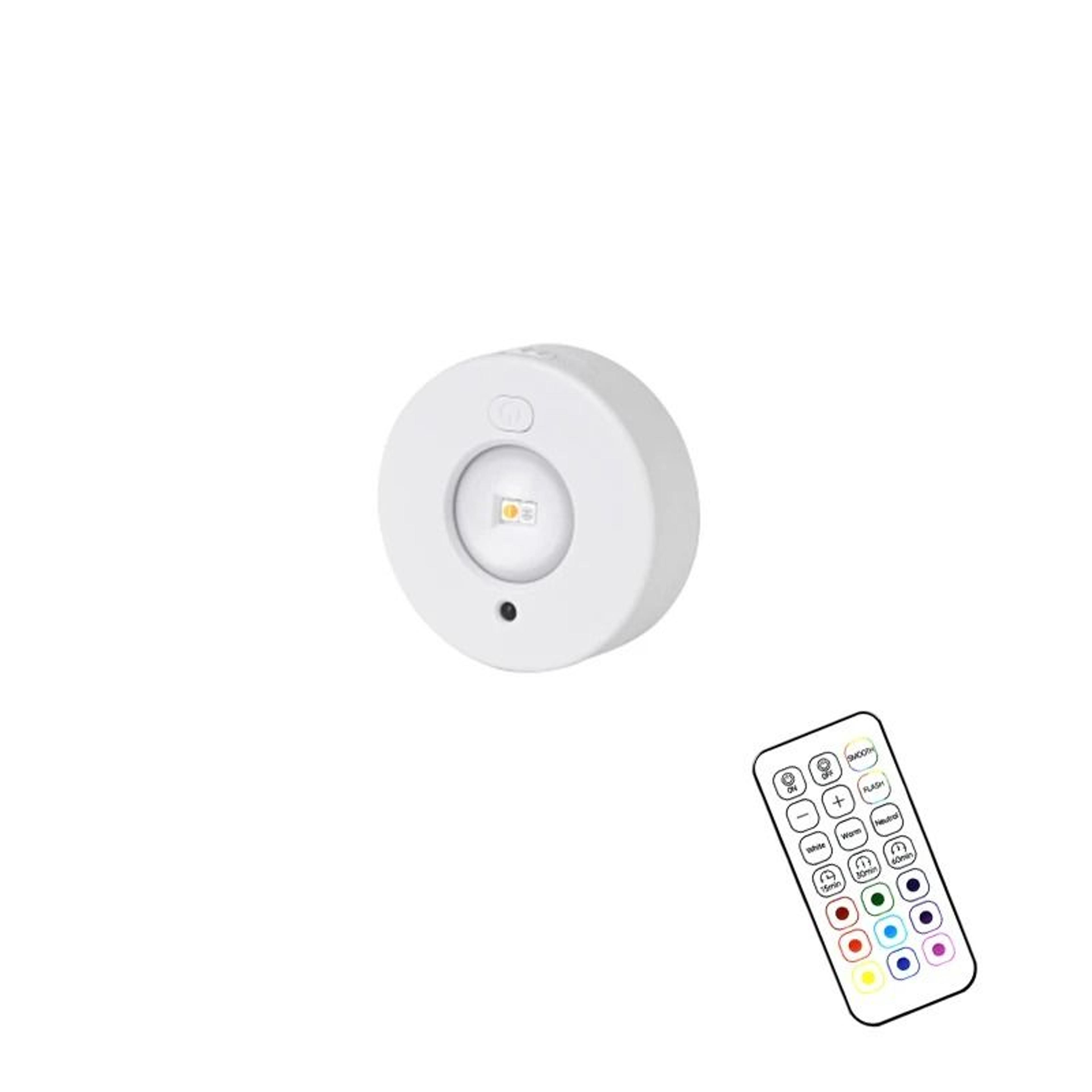 Rechargeable RGB Cabinet Light With Remote Control 1