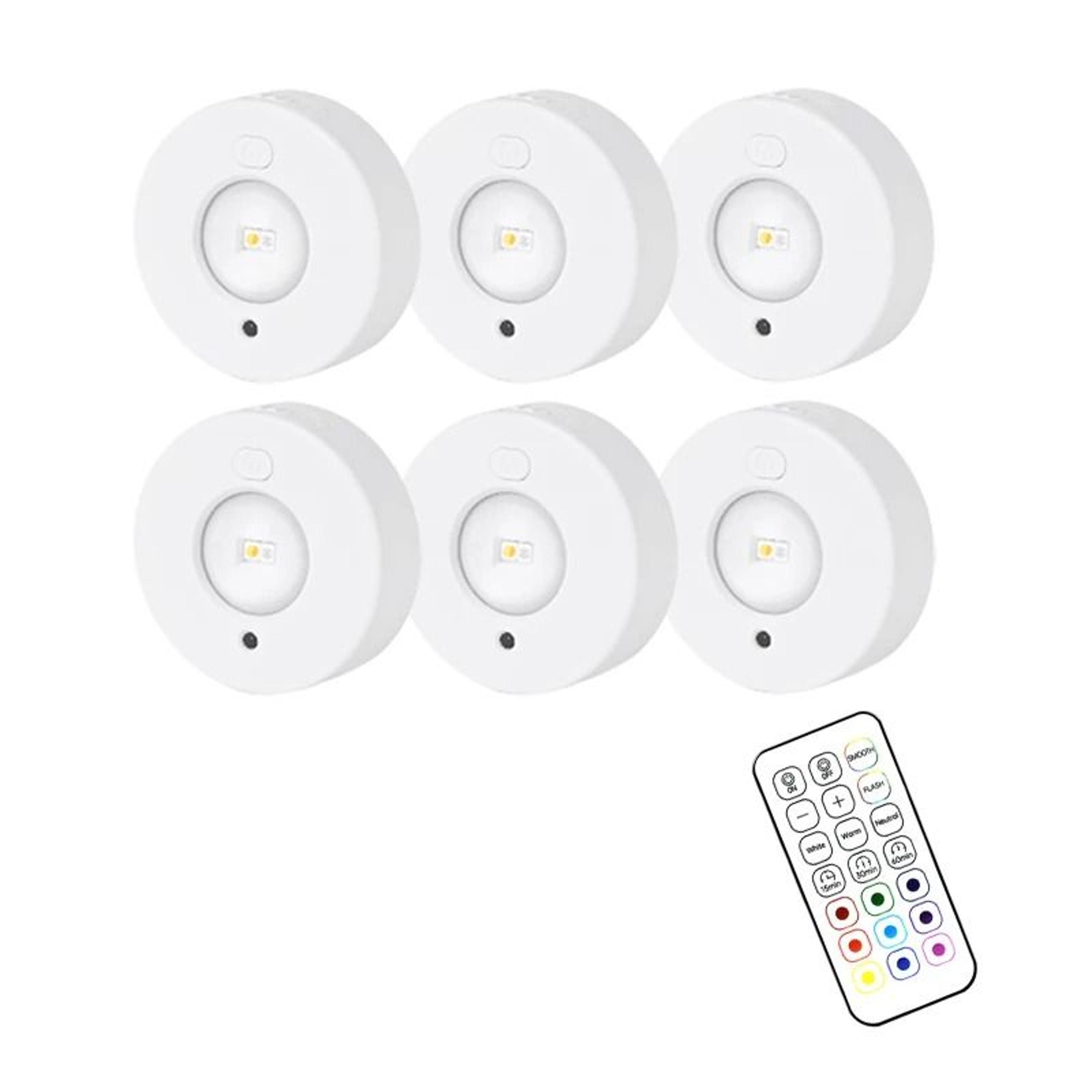 Rechargeable RGB Cabinet Light With Remote Control 3