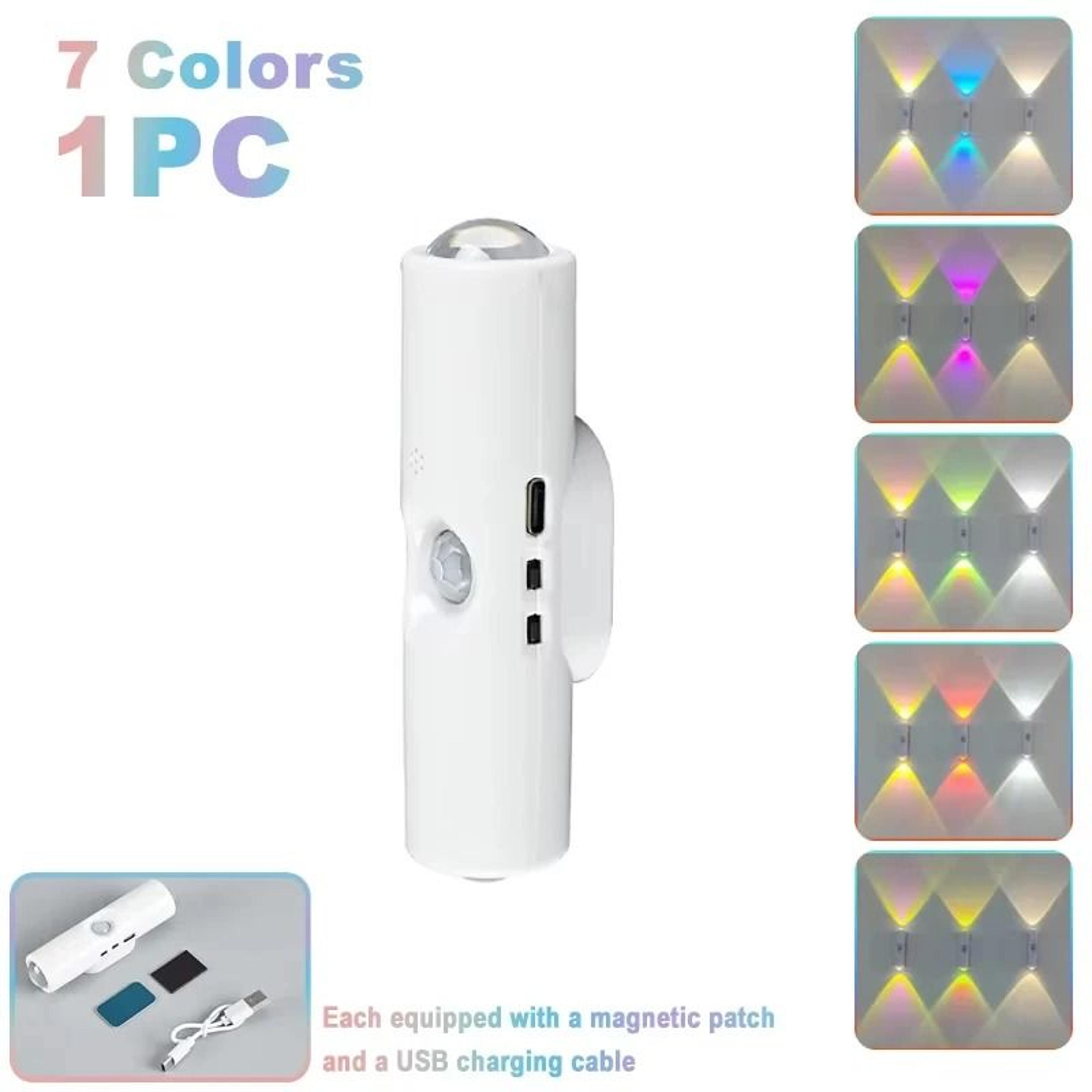 Smart RGB Motion Sensor Wall Light With Magnetic Double Head 2