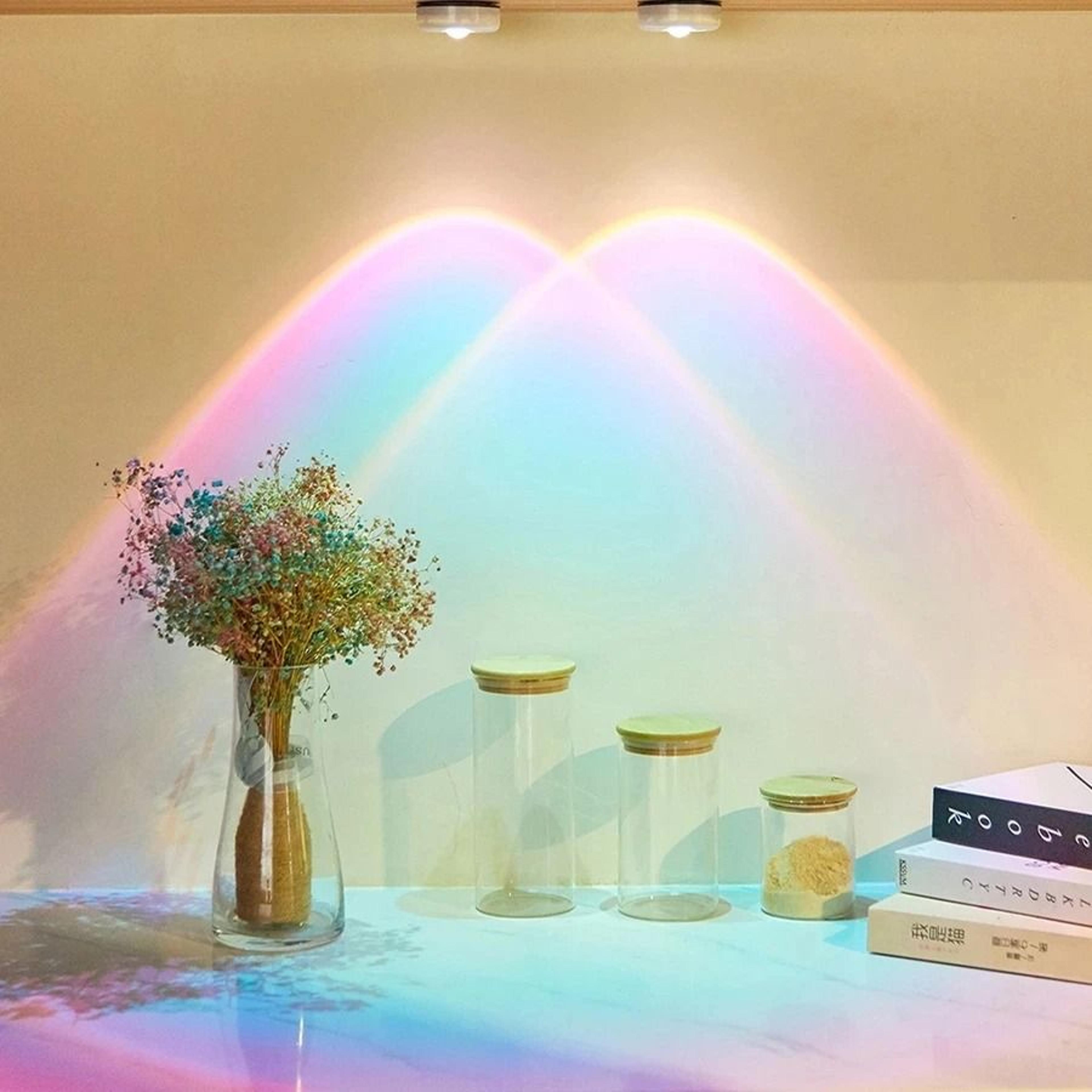 touch sunset lamp night light for cabinets and bedroom decor