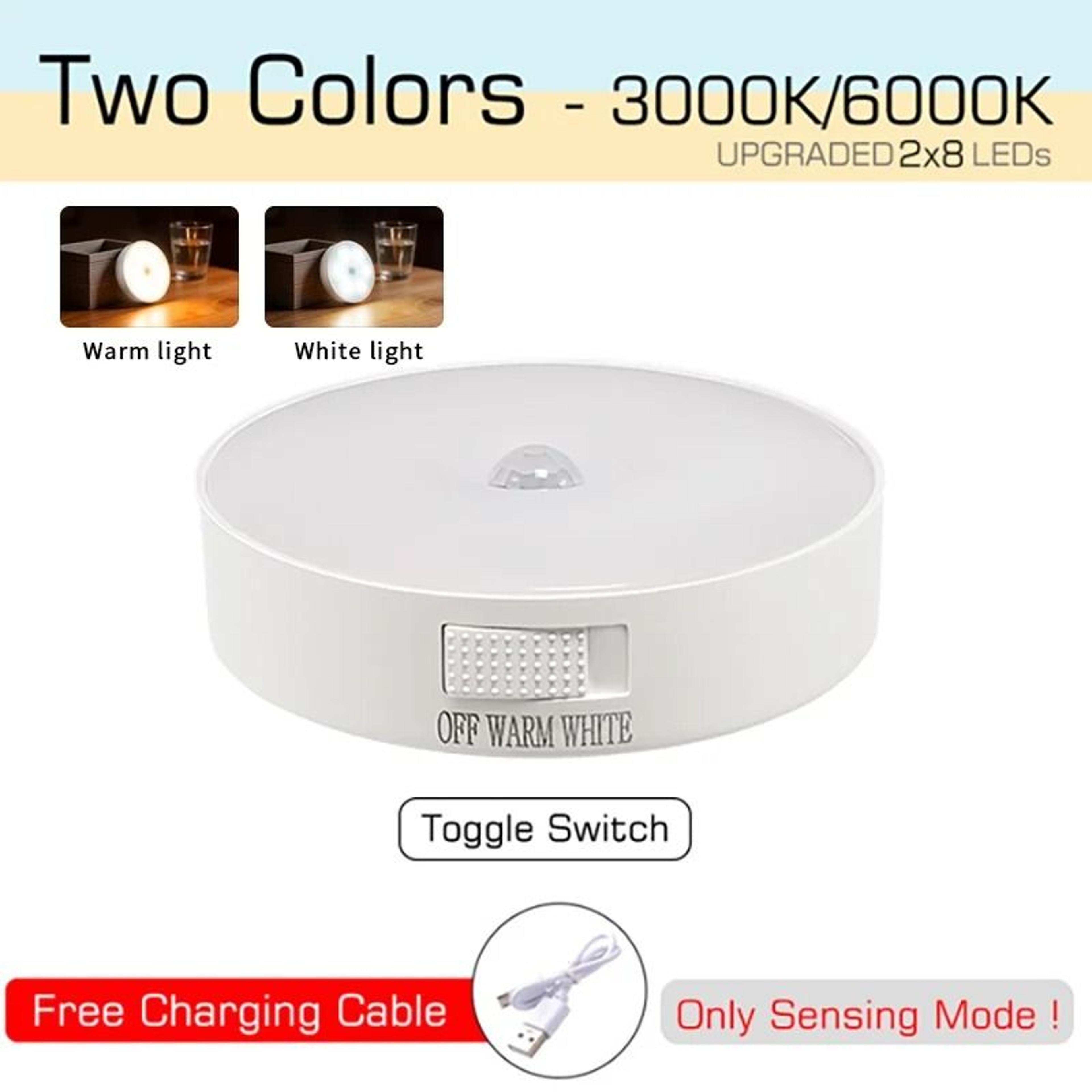 STRLLEY Motion Sensor Night Light Magnetic Wireless LED Lamp 21