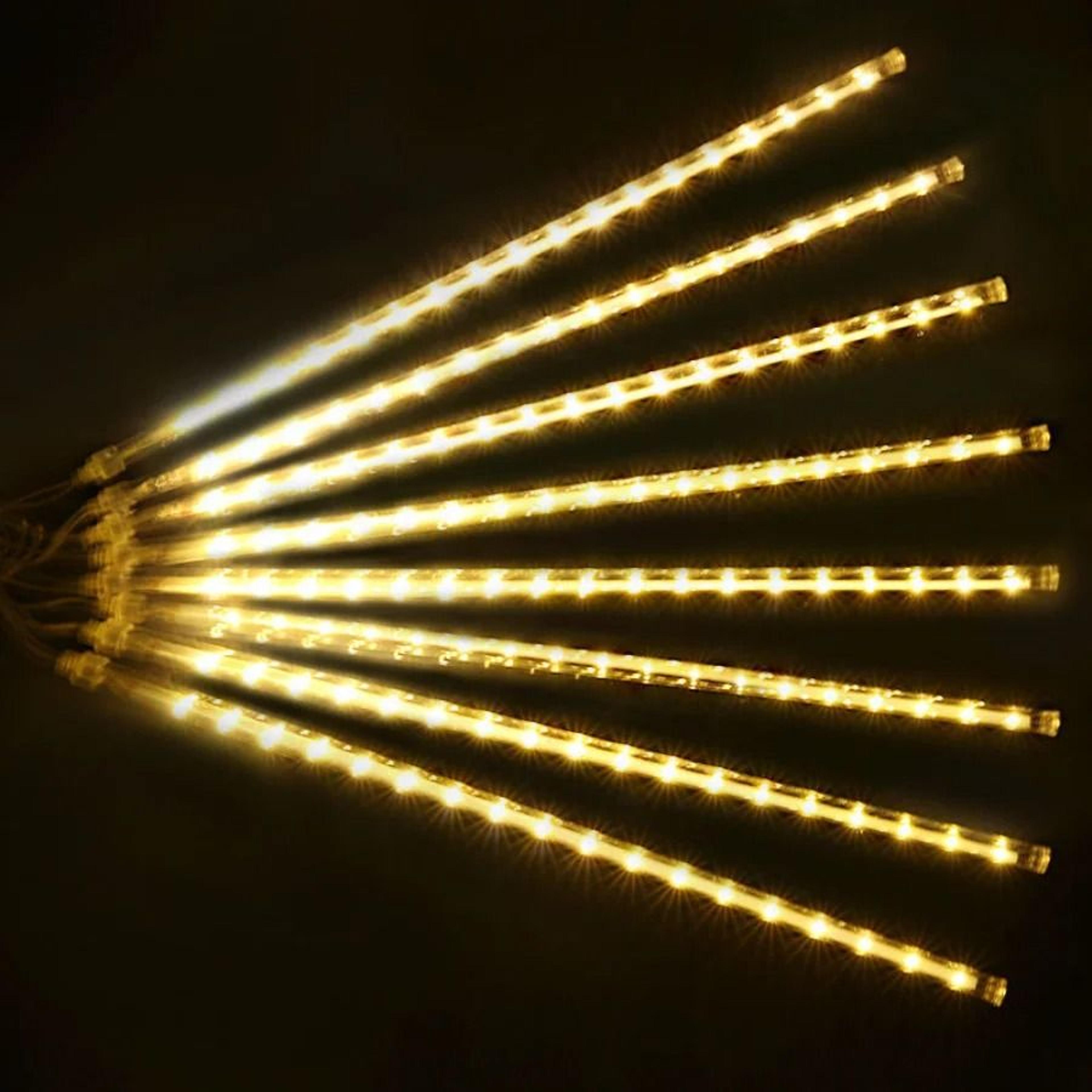 8Tube LED Meteor Shower Lights Waterproof Falling Rain String Lights 1