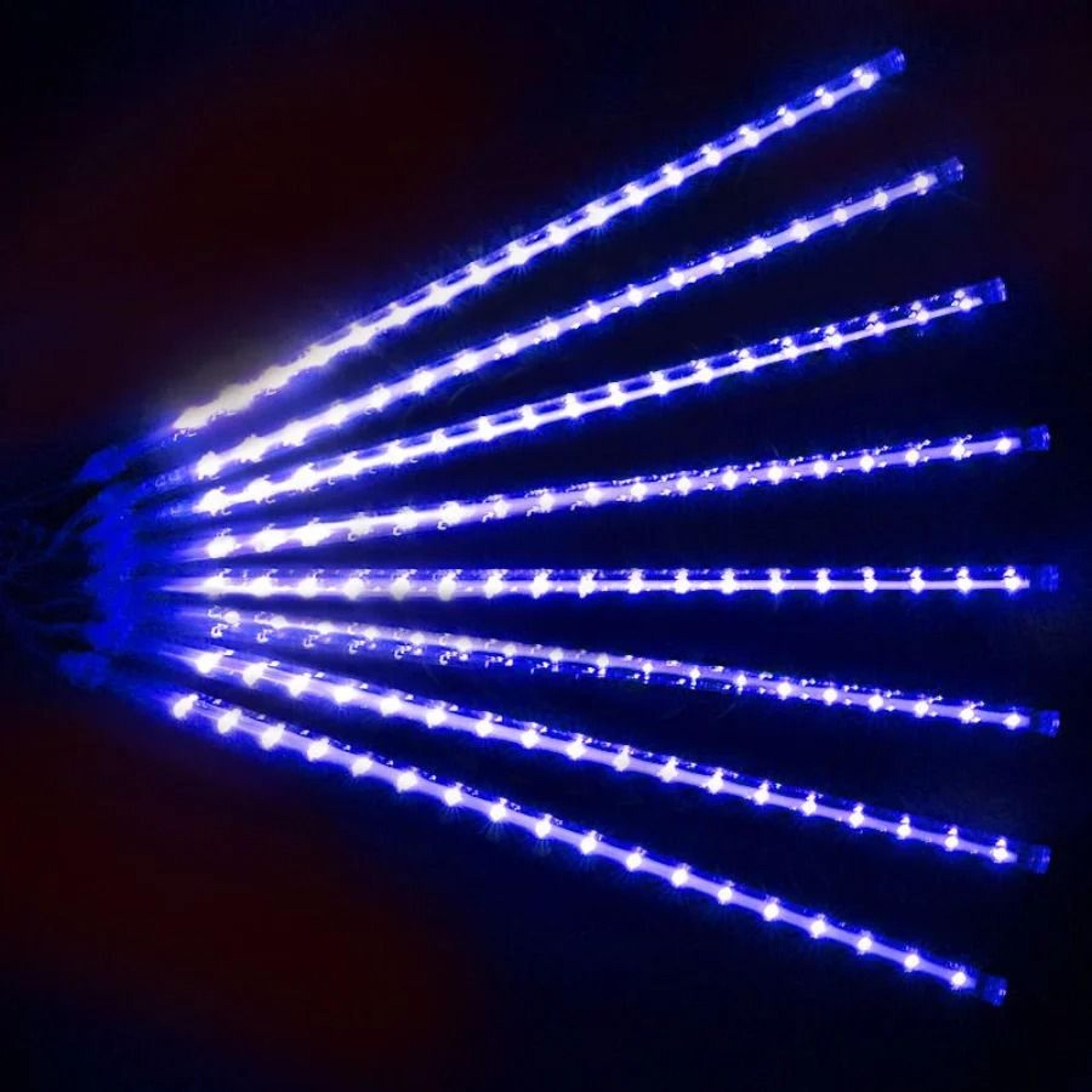 8Tube LED Meteor Shower Lights Waterproof Falling Rain String Lights 3