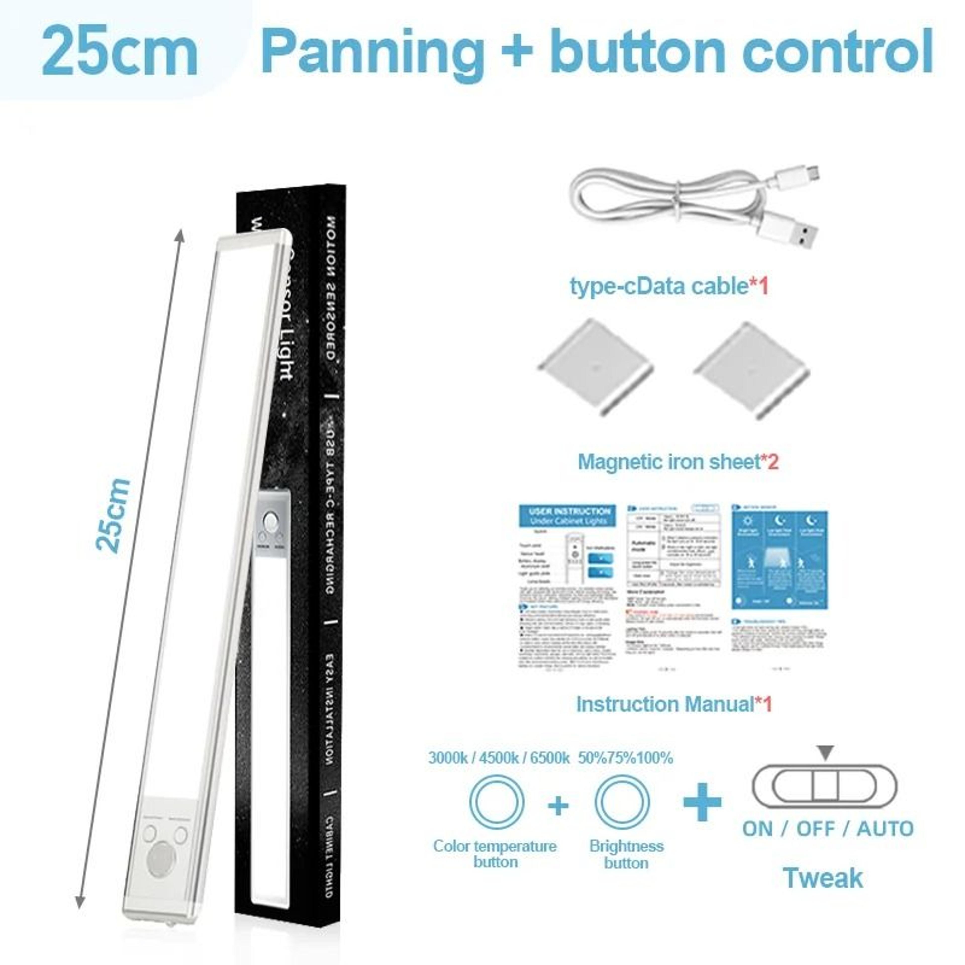 Rechargeable LED Motion Sensor Night Light For Bedroom And Wardrobe 6
