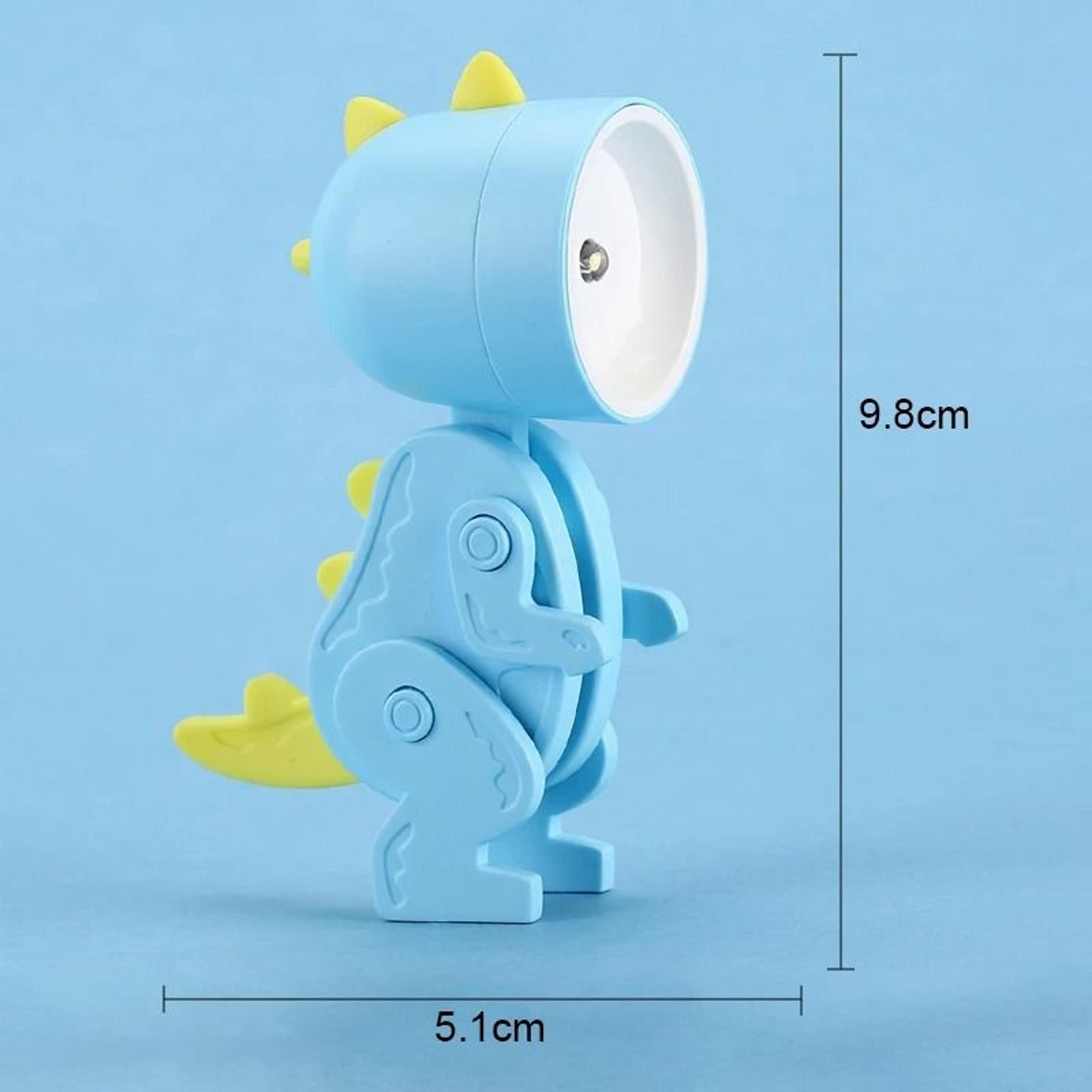 Mini Dinosaur LED Night Light Folding Battery Powered Bedside Lamp 4