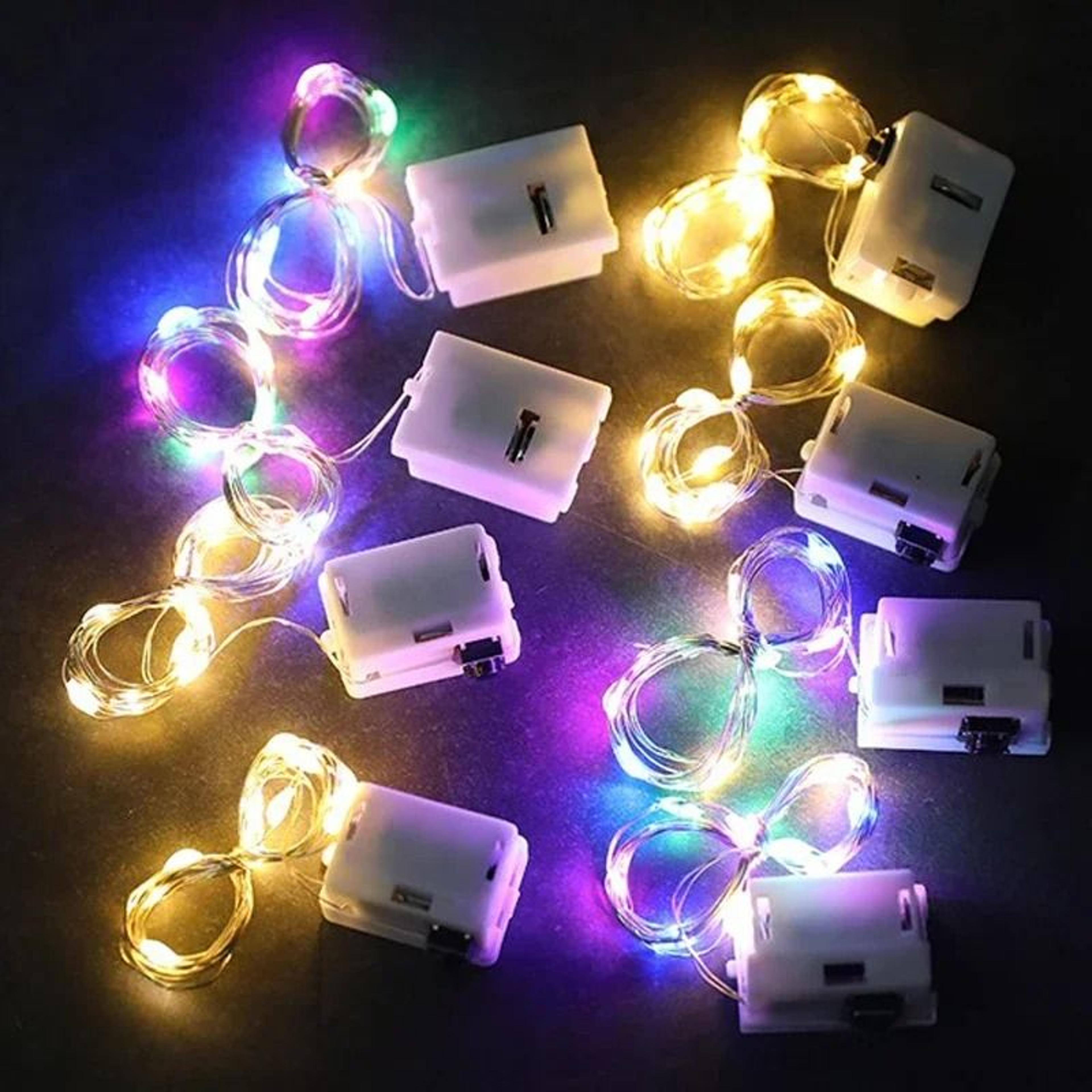 Button Battery LED Fairy String Lights For Christmas  Home Decor 0