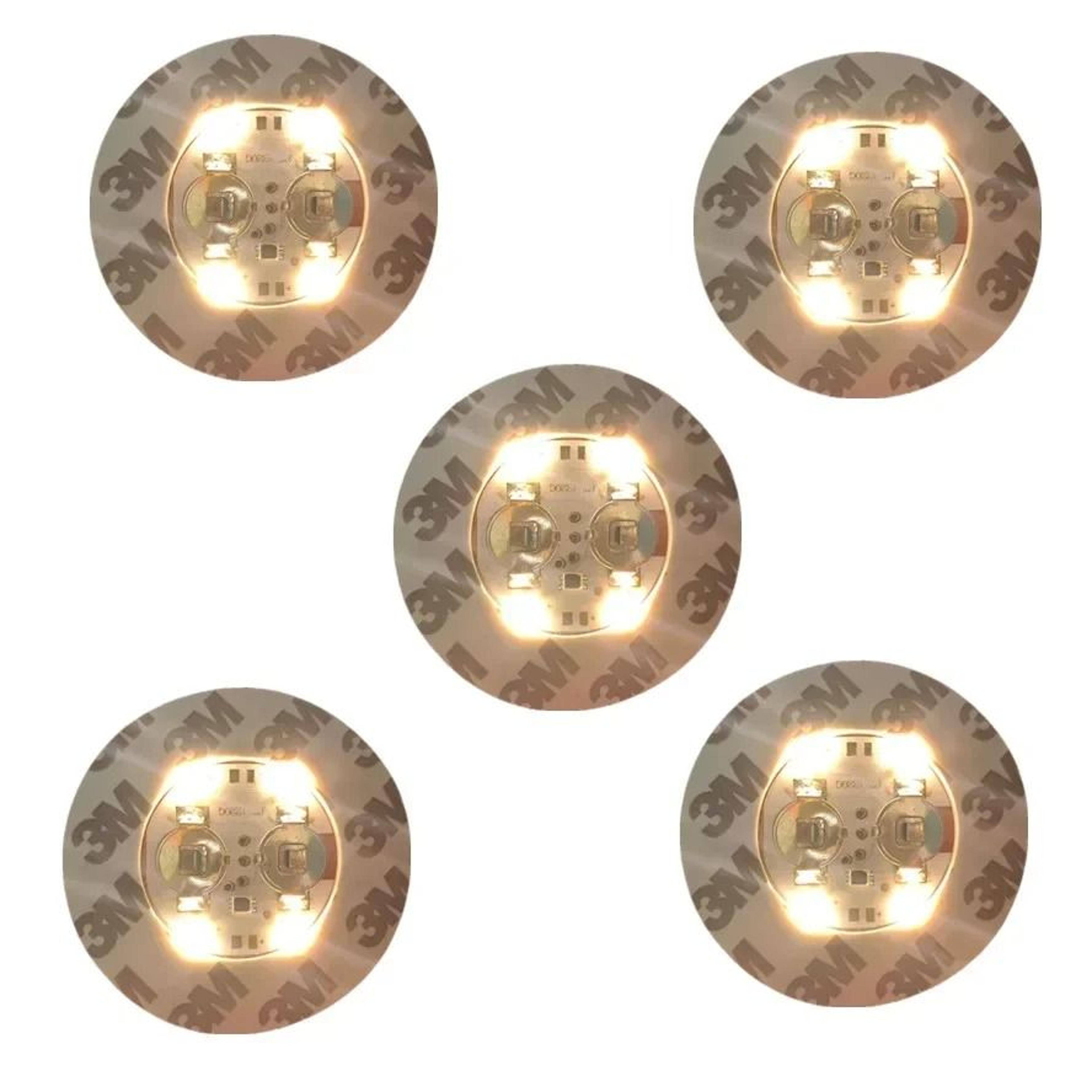 Light Up Coasters 3Mode Battery Powered Drink Pads 1