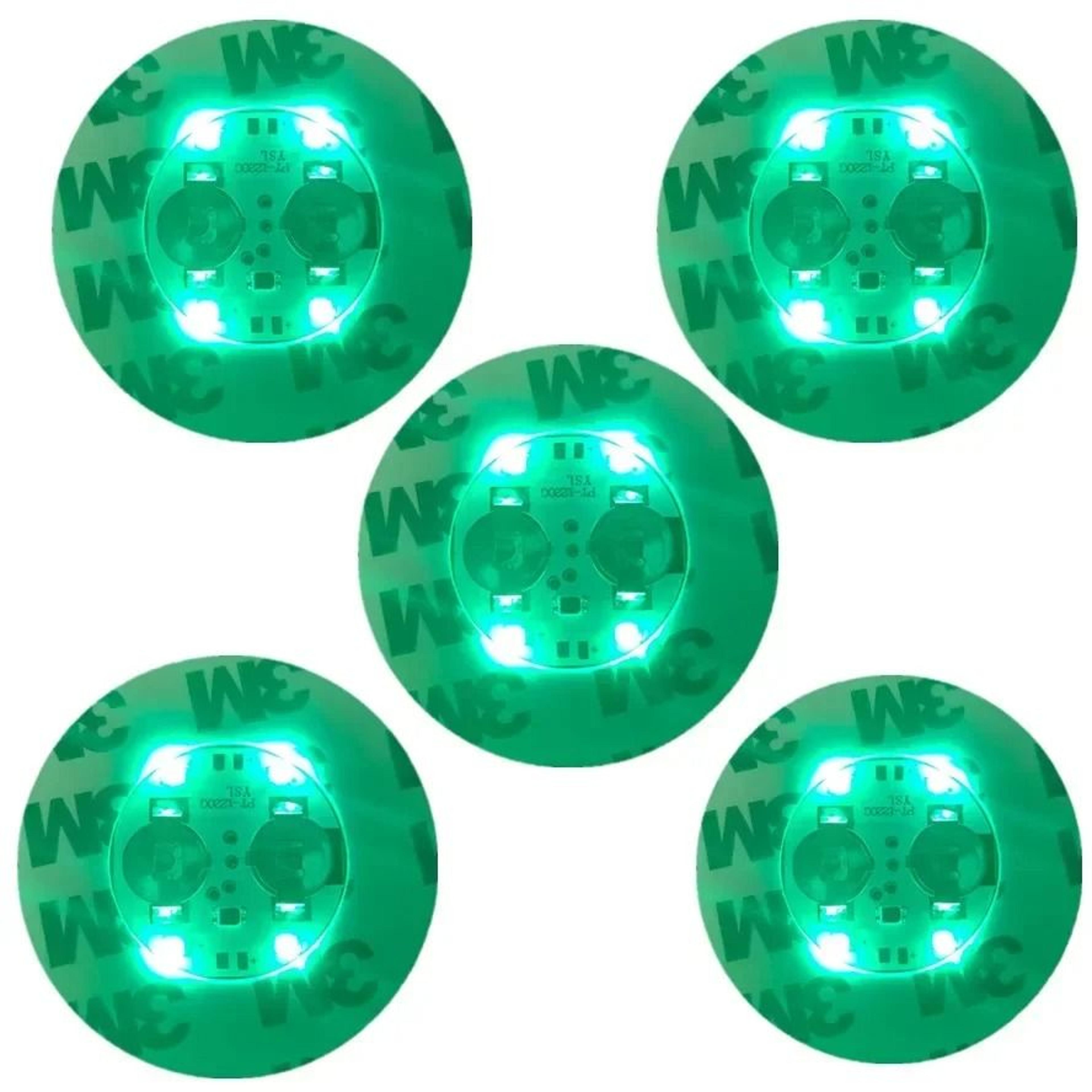 Light Up Coasters 3Mode Battery Powered Drink Pads 7