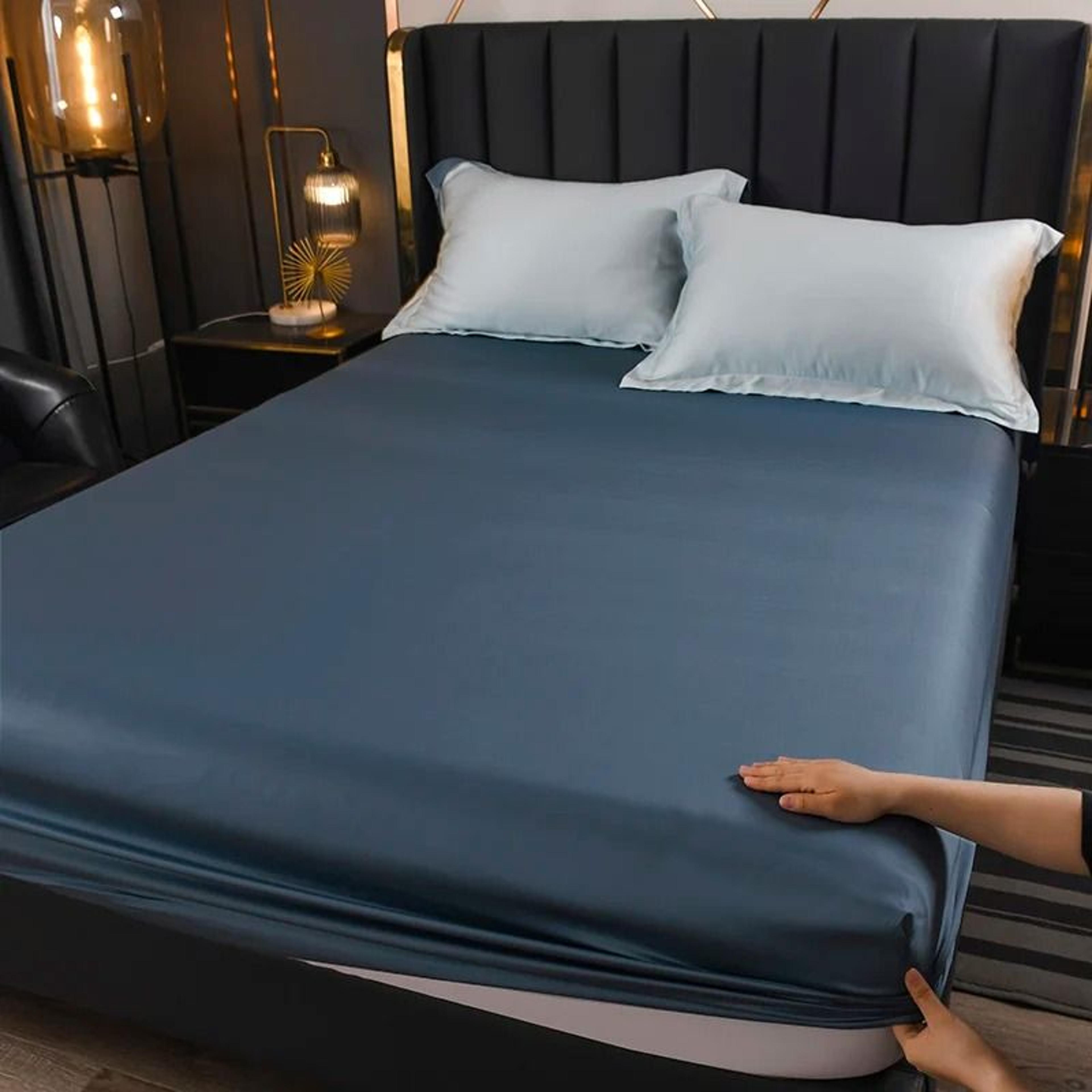 Mulberry Silk Fitted Sheet Soft Elastic Silk Mattress Cover 8