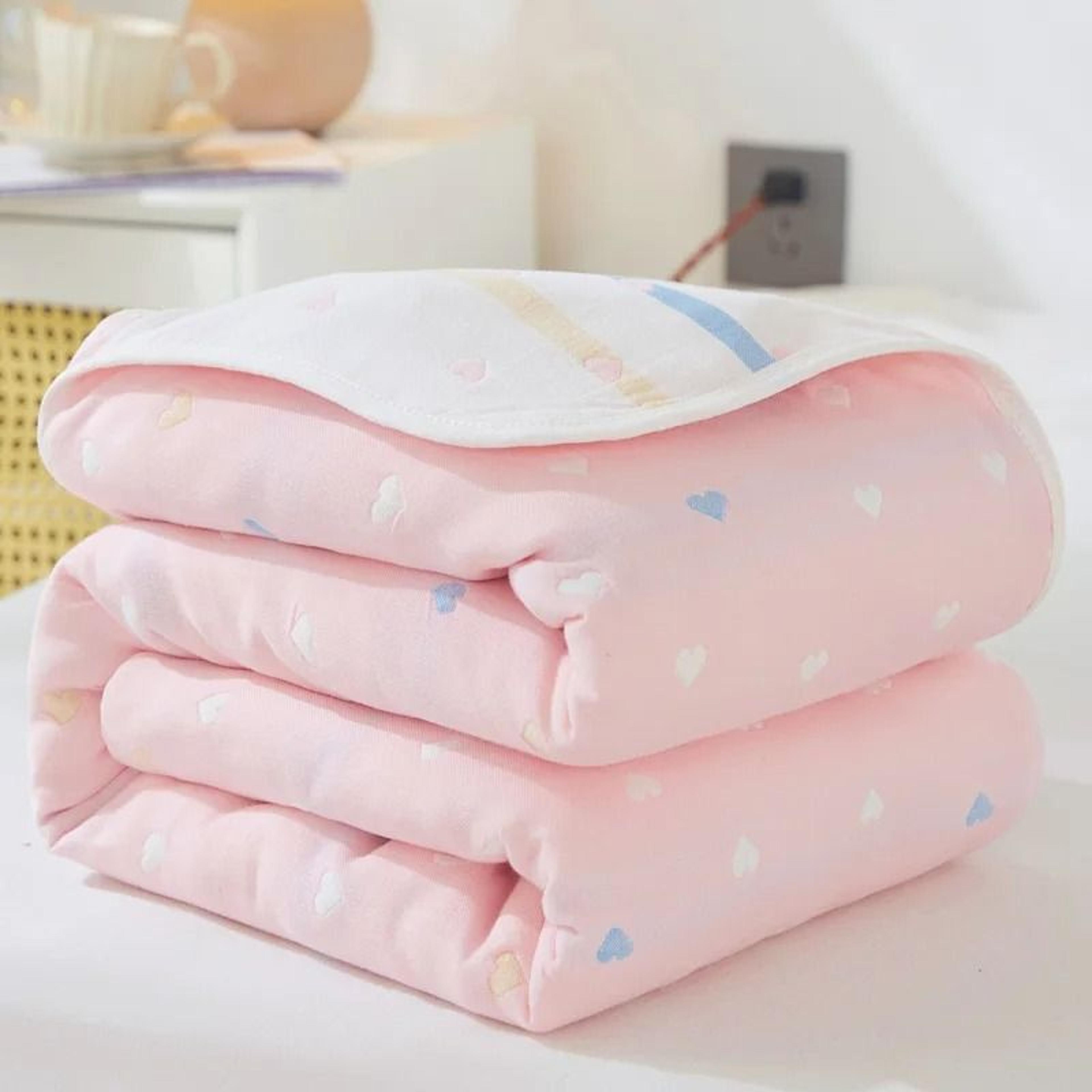 6 Layer Cotton Muslin Blanket Breathable Summer Throw 6
