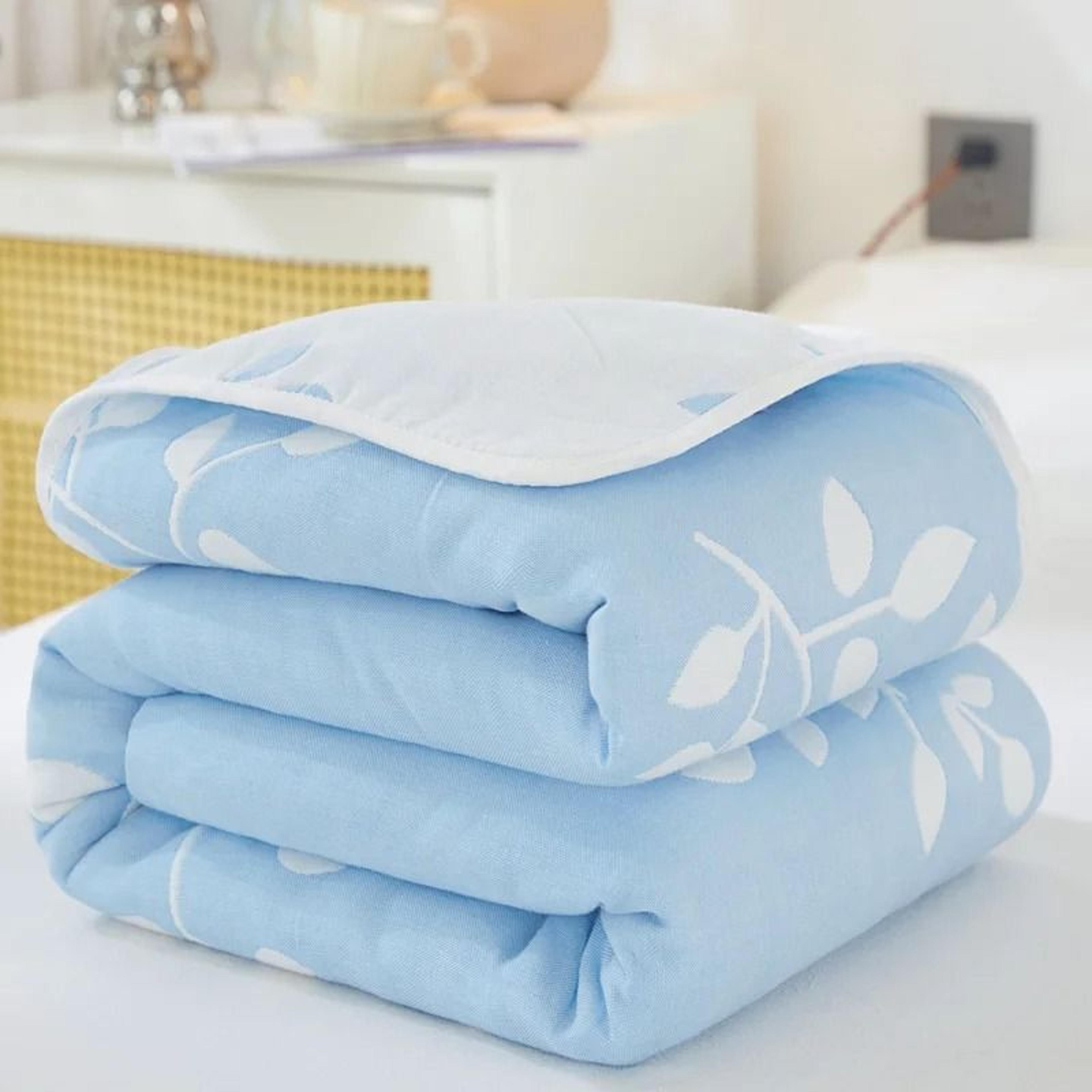 6 Layer Cotton Muslin Blanket Breathable Summer Throw 13