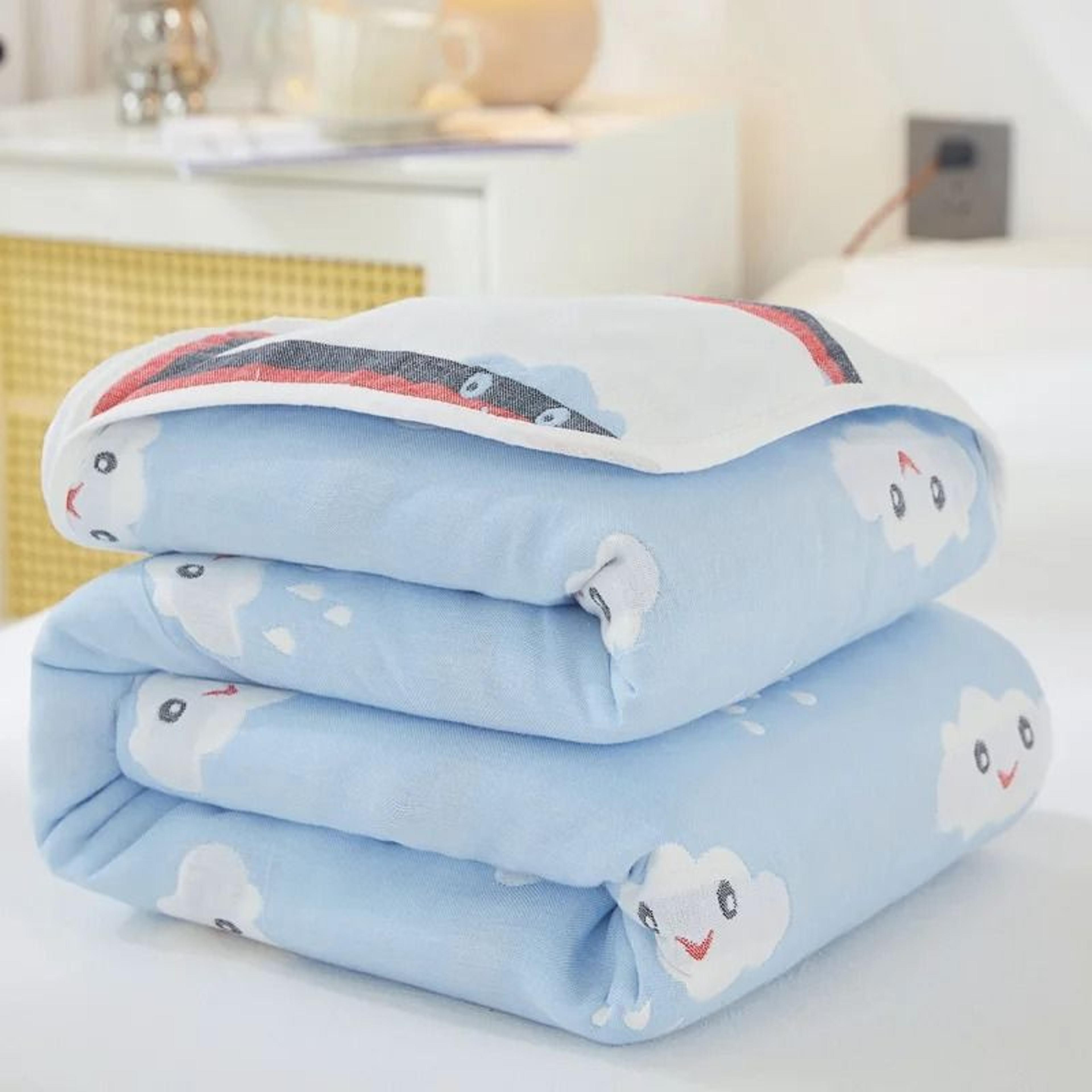 6 Layer Cotton Muslin Blanket Breathable Summer Throw 19