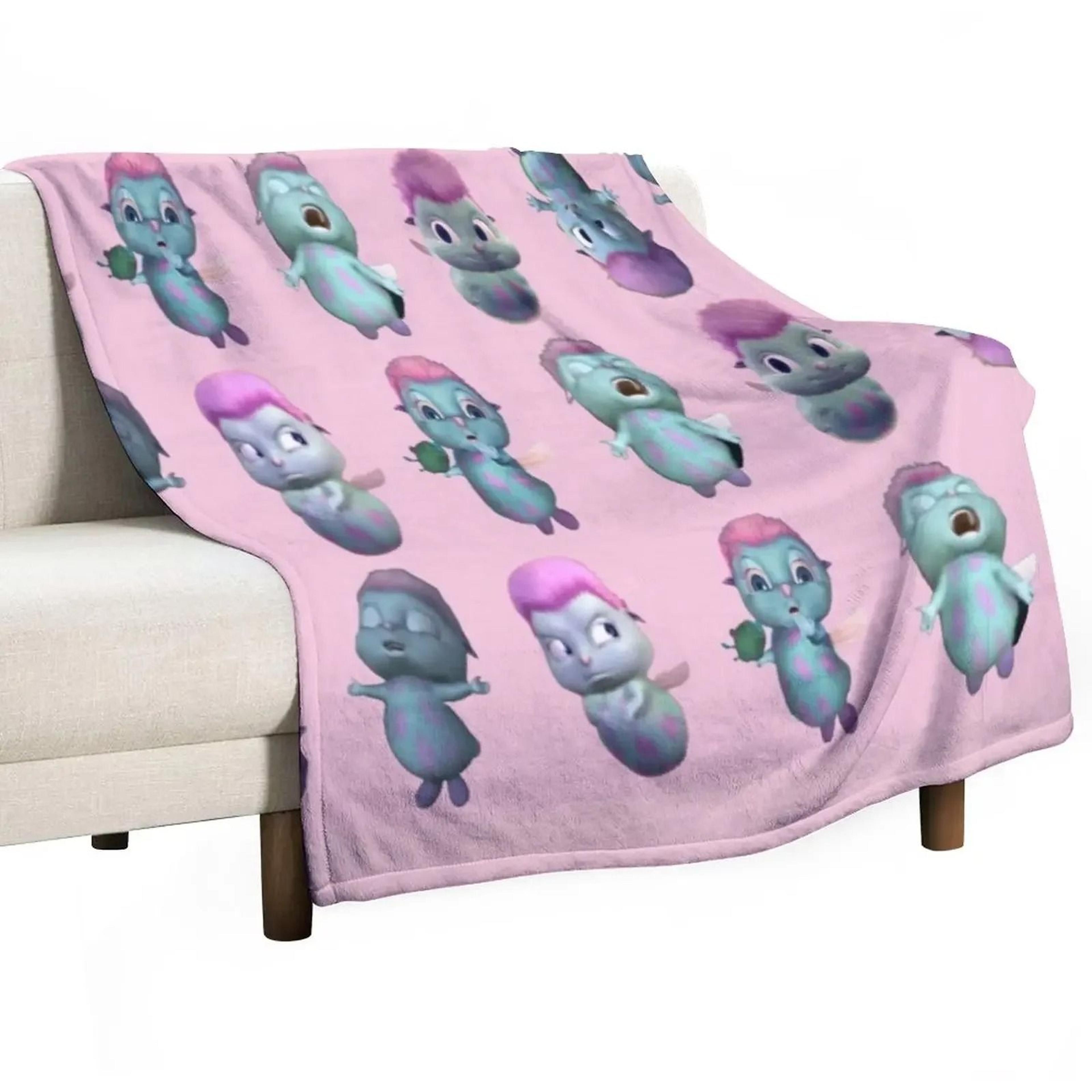 Bibble Expressions Plush Throw Blanket Soft Decorative Bed Throw 6