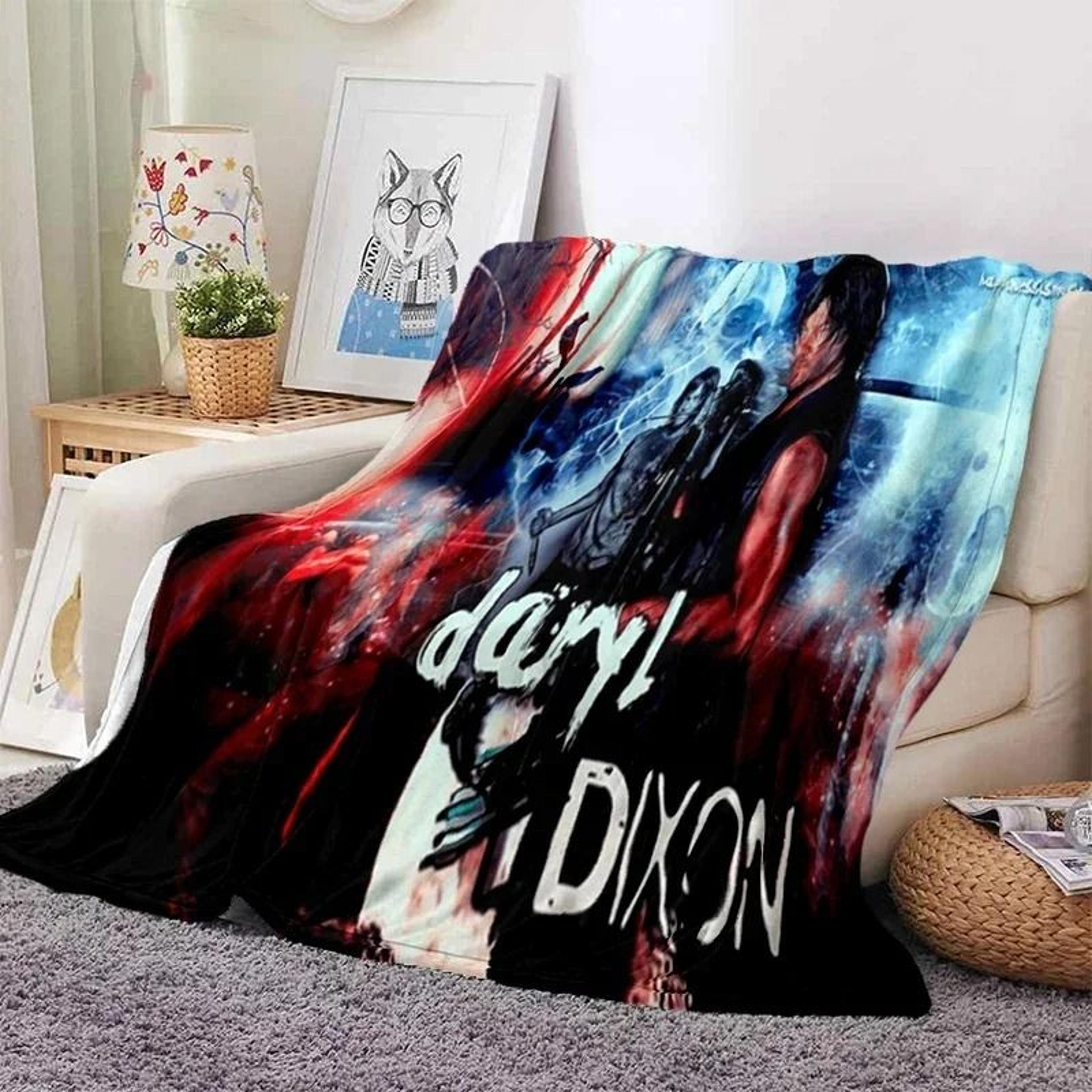 The Walking Dead Zombie Throw Blanket Soft Flannel Sofa And Bed Cover 7
