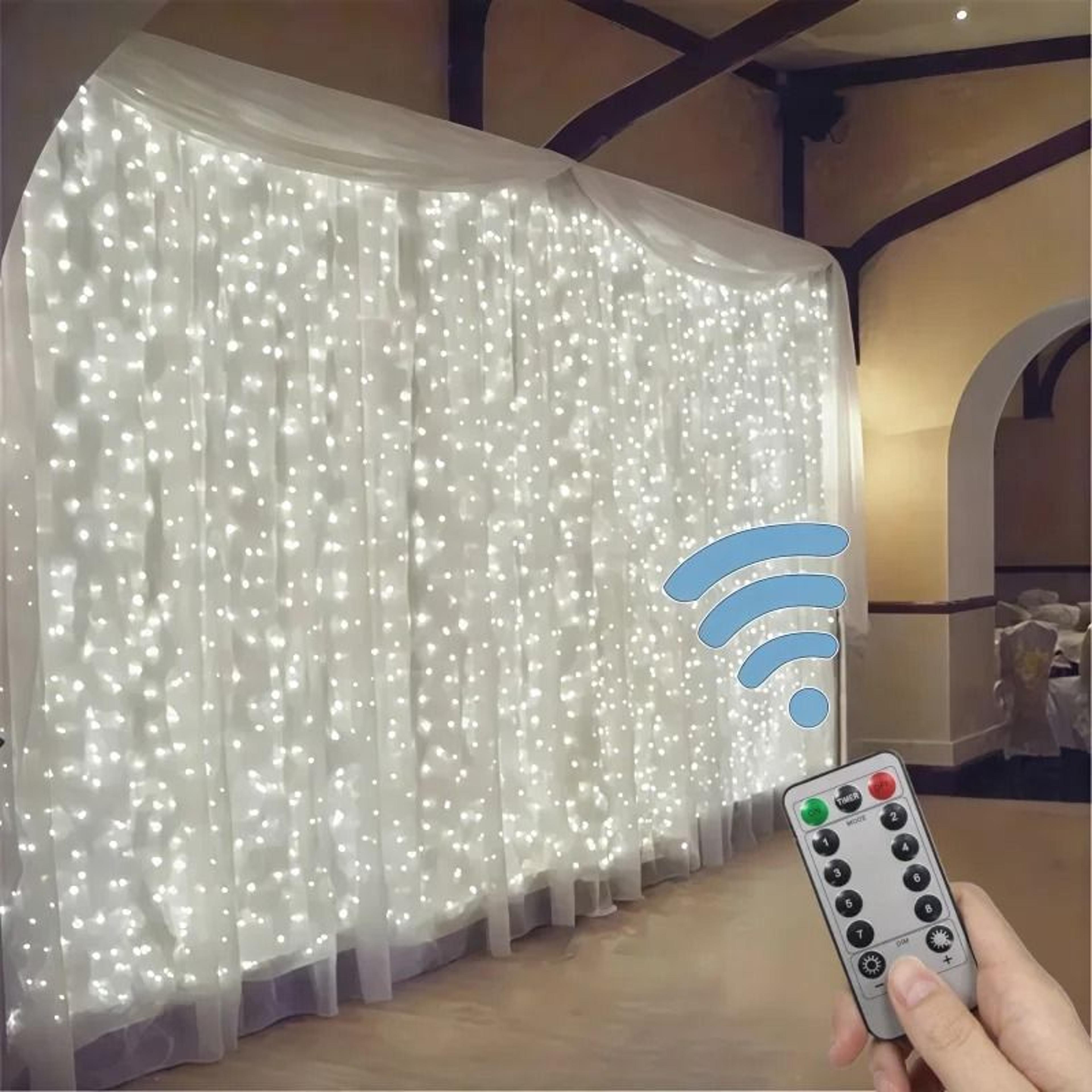 glowcascade led curtain lights 3m 4m 6m usb fairy lights with remote
