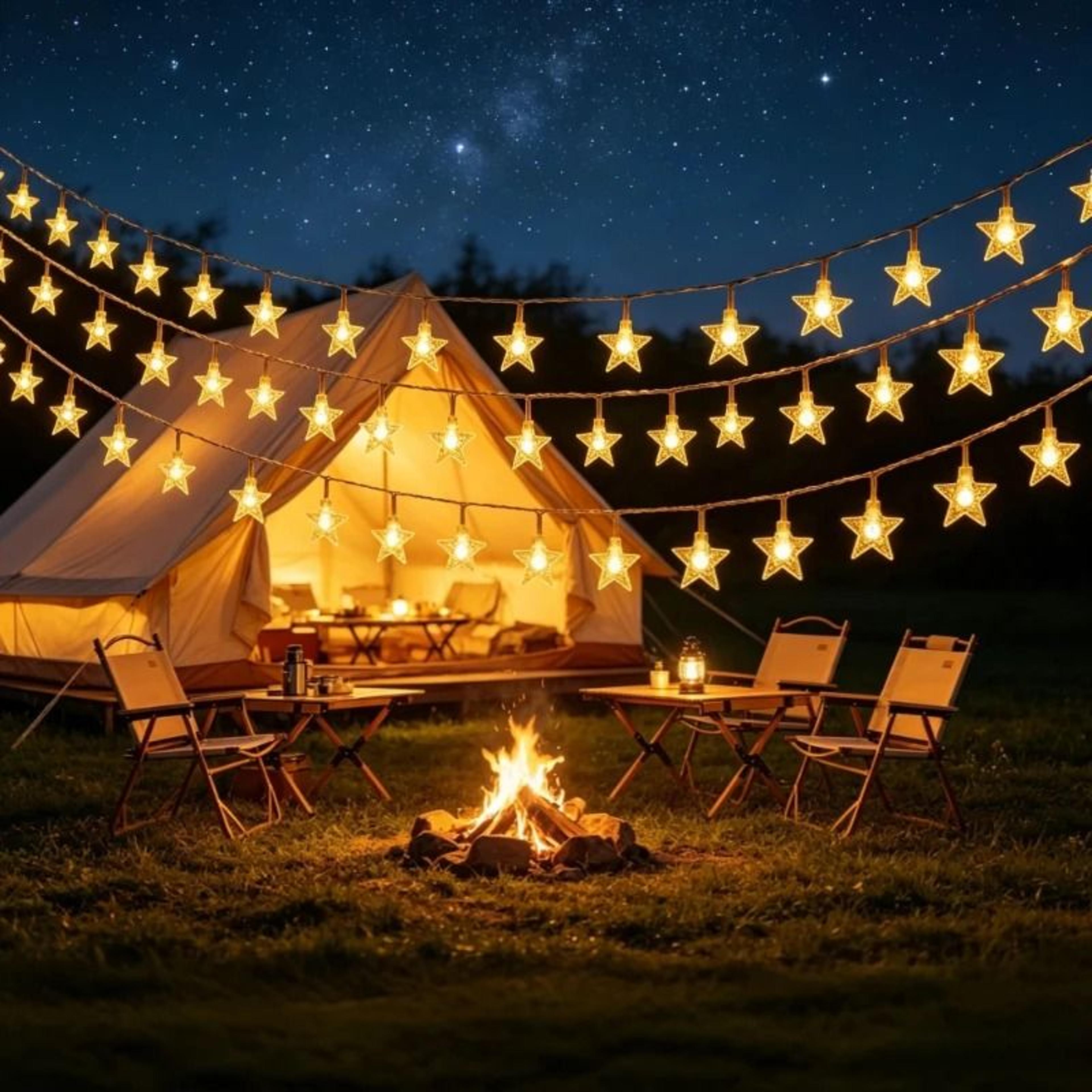 Enchanting Outdoor Star String Lights For Magical Garden Wedding Celebrations Anywhere 4