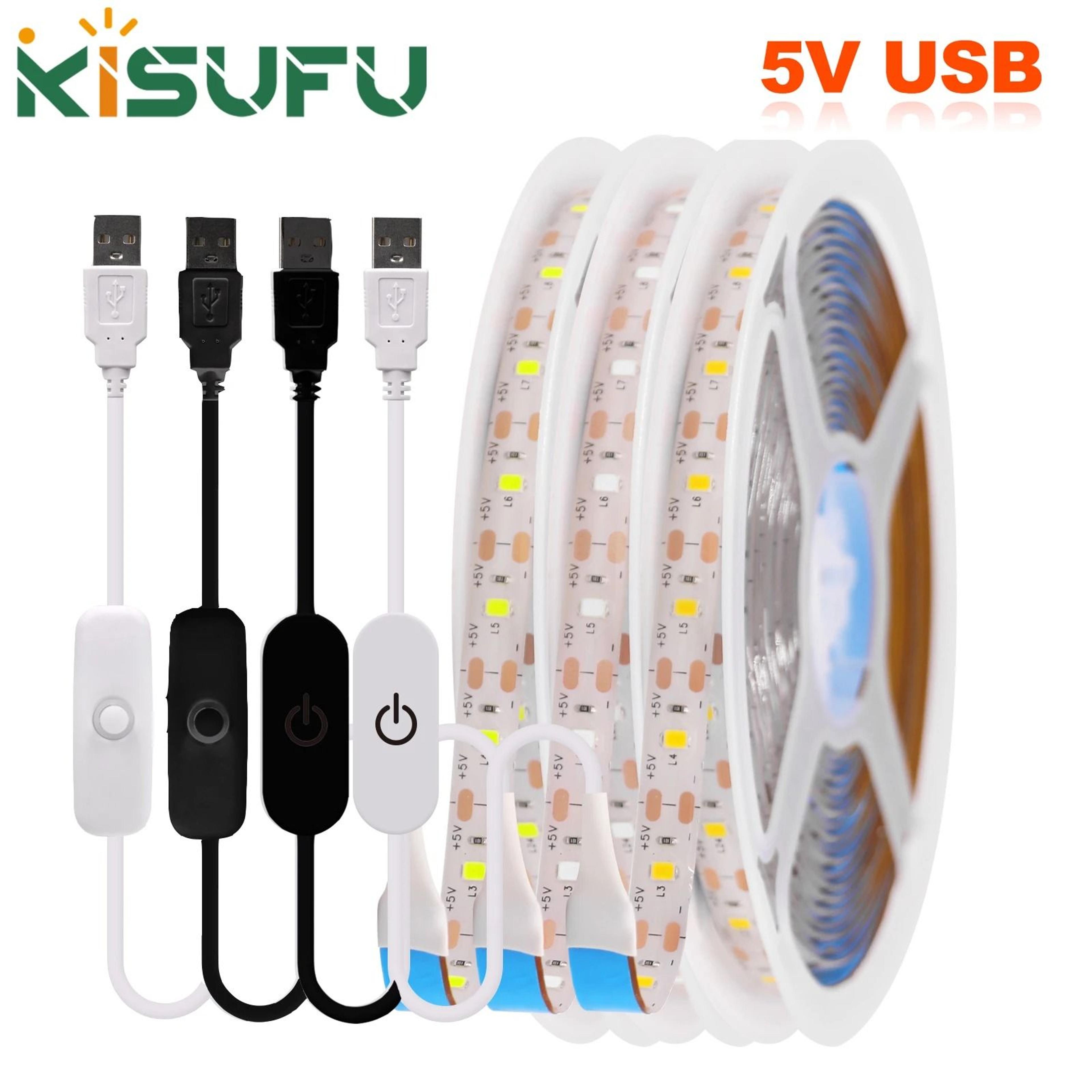 Bright 5V USB LED Strip With Dimmer For Effortless Cabinet Lighting 11