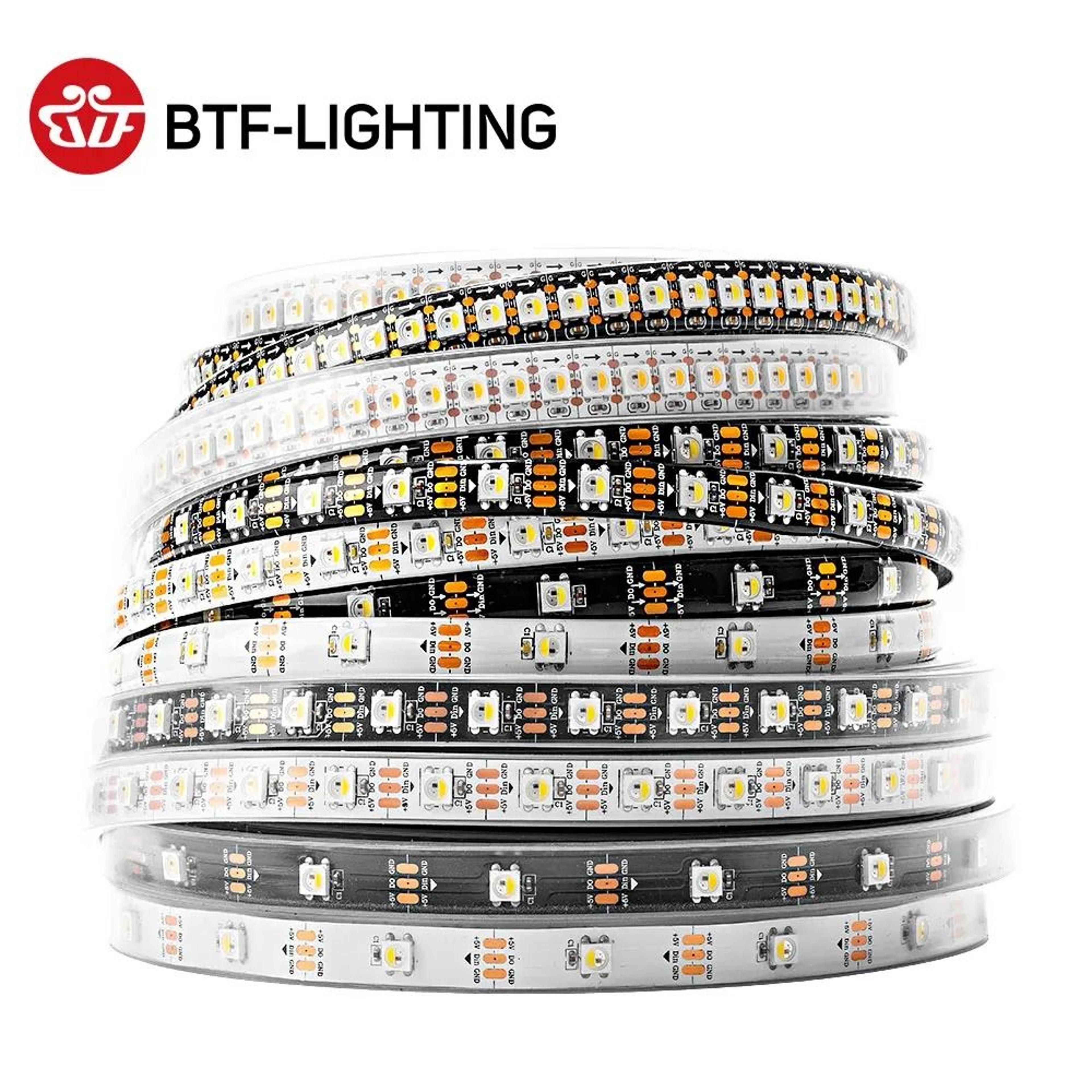 sk6812 addressable rgbw led strip for brilliant custom pixel lighting effects