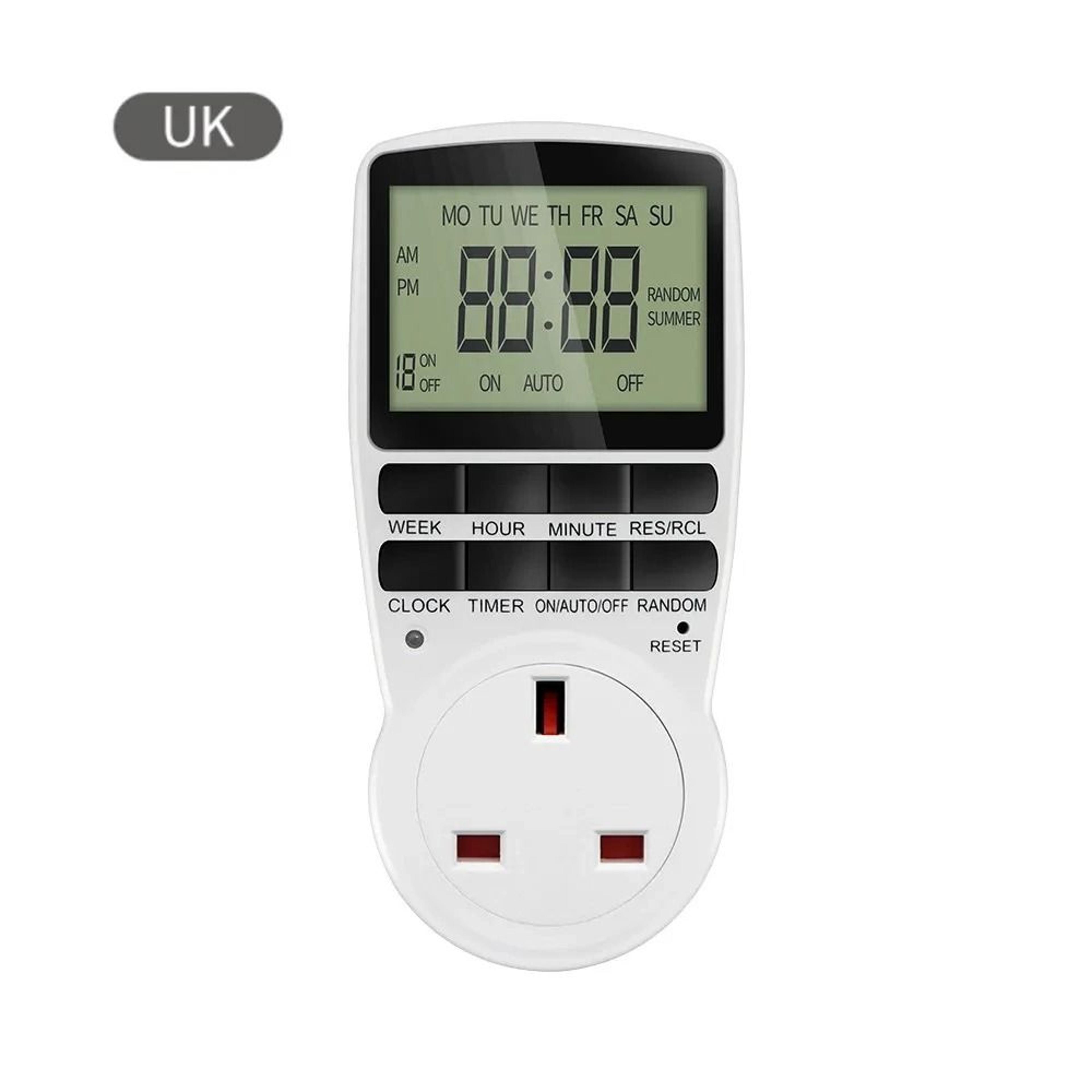 MultiPlug Digital Timer Outlet And Programmable Timer Socket 4