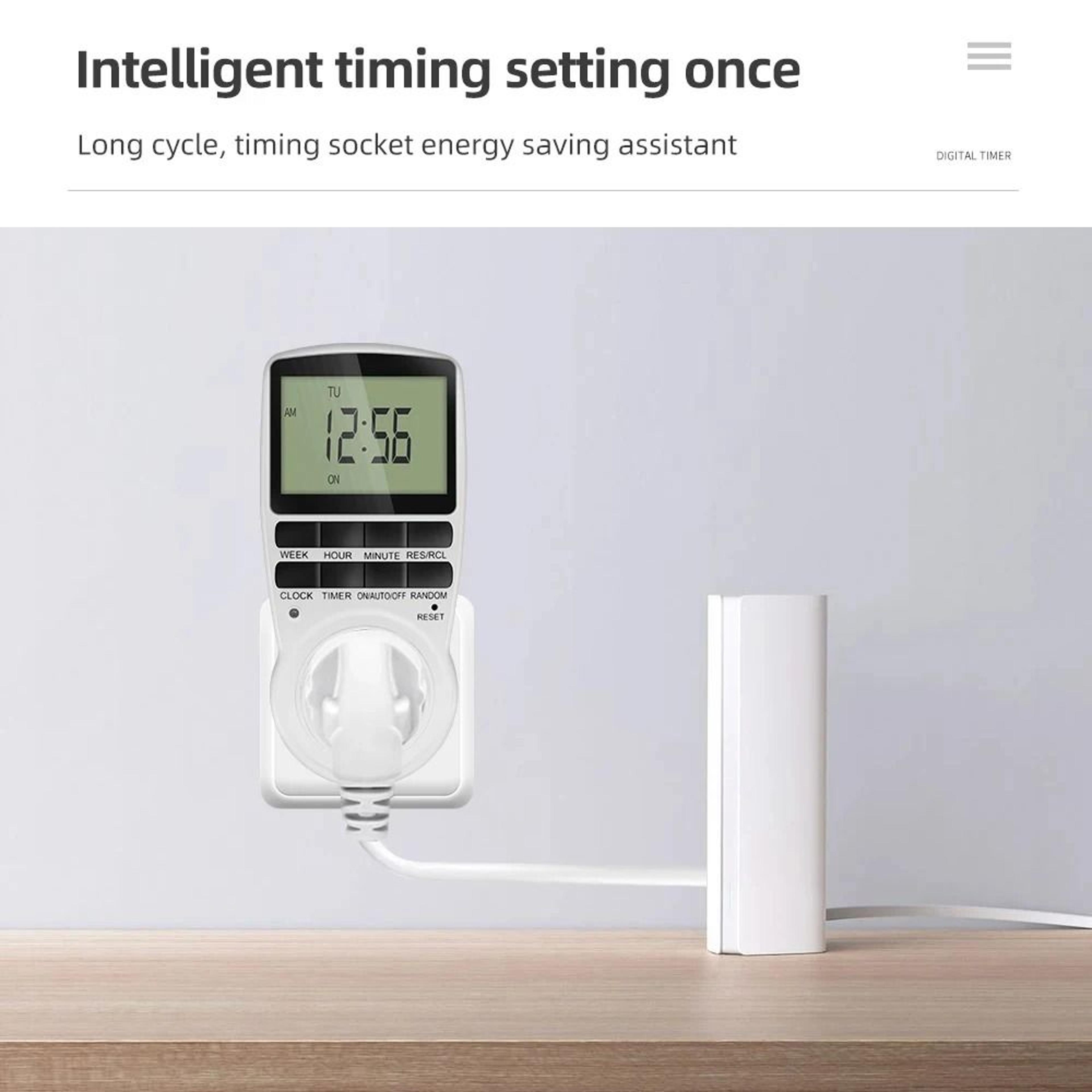 Smart Digital Timer Outlet And Programmable Timer Socket 7